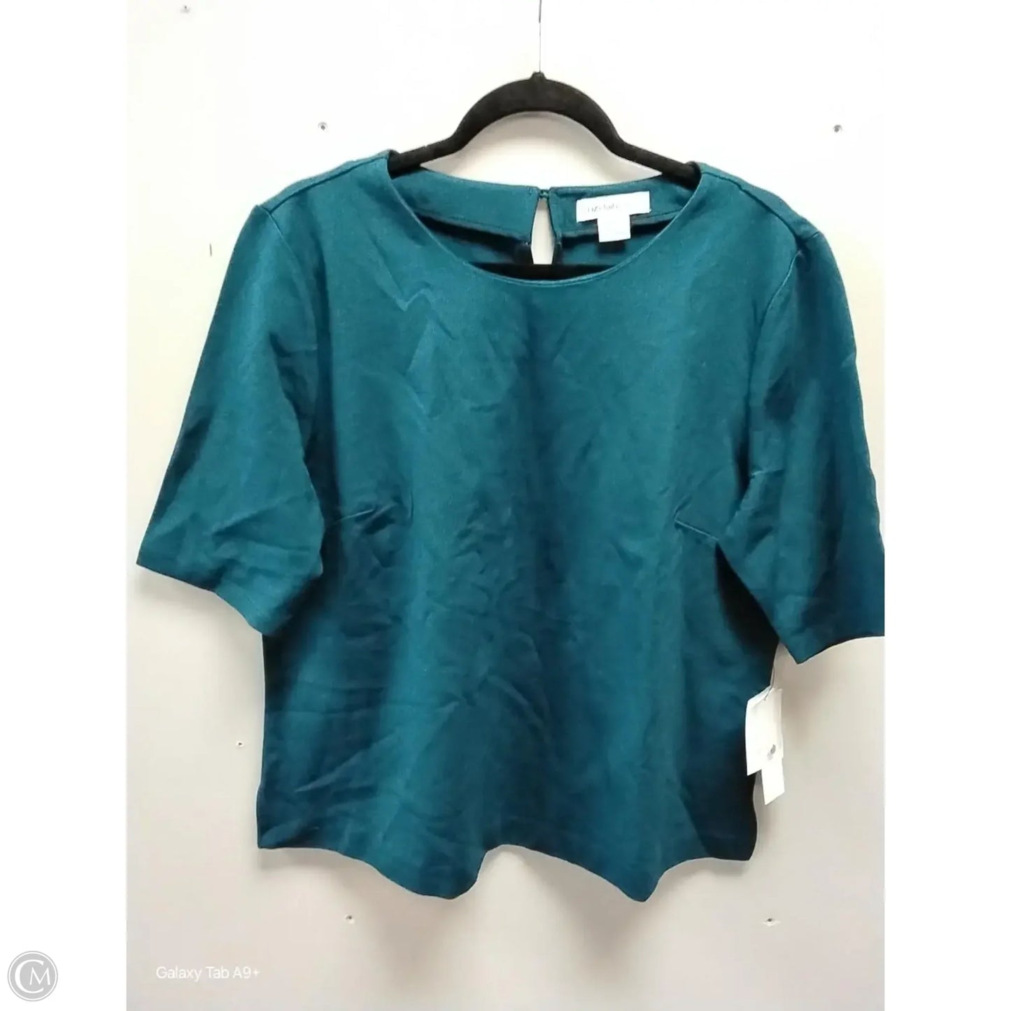 Top Long Sleeve By Liz Claiborne In Grey, Size: Xl