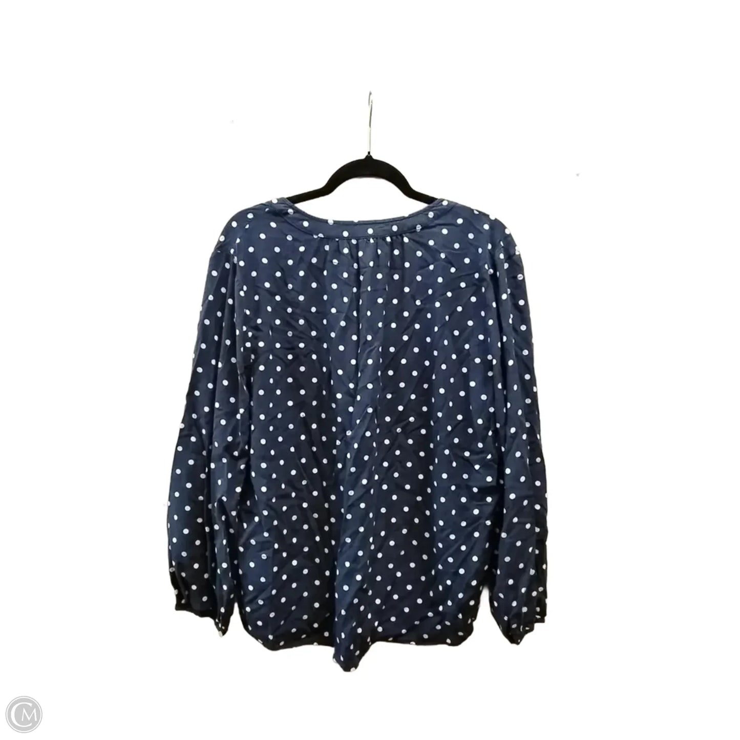 Top Long Sleeve By Old Navy In Polkadot Pattern, Size: Xl