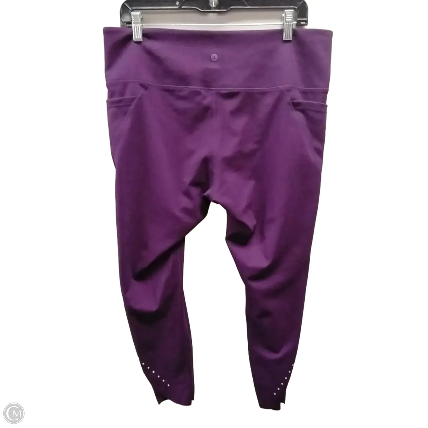 Athletic Leggings Capris By Danskin In Purple, Size: Xl
