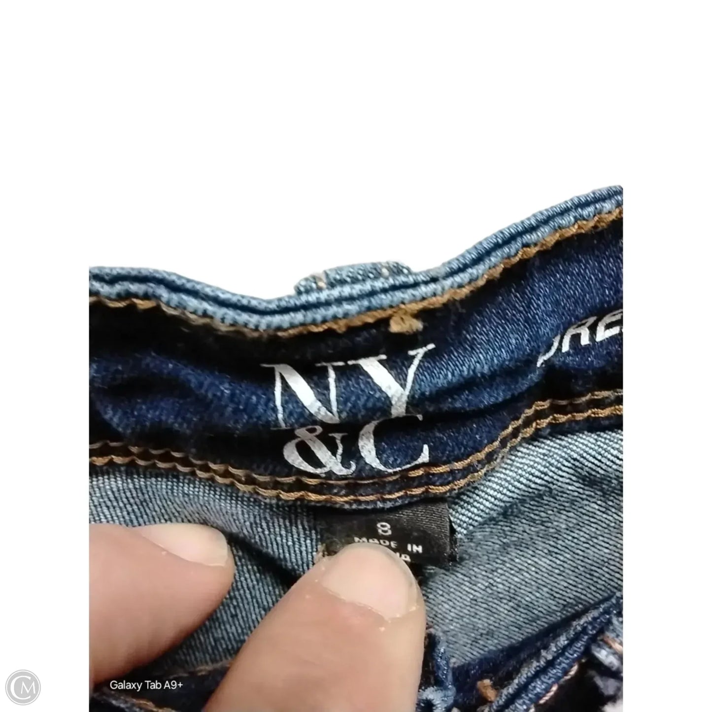 Jeans Boyfriend By Nycc In Blue Denim, Size: 8