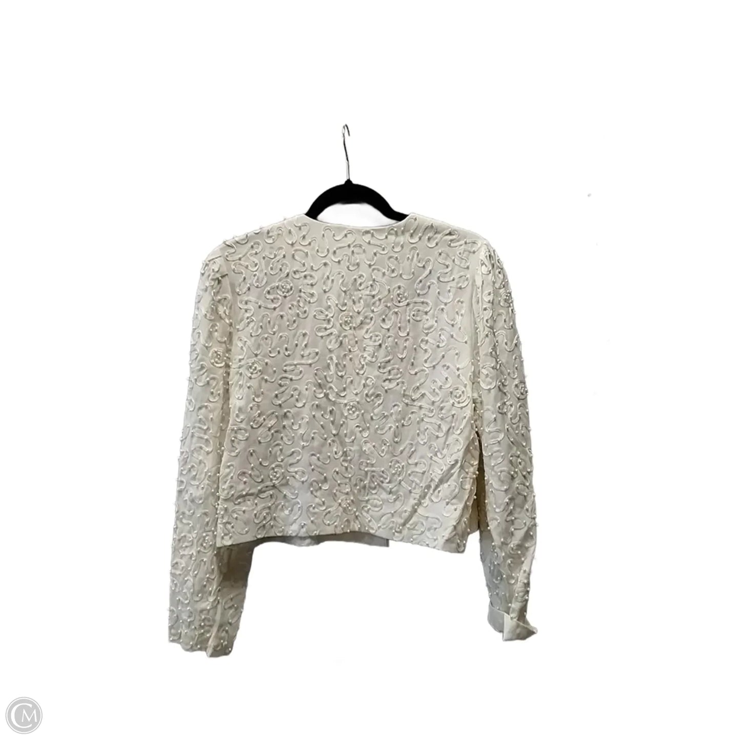 Jacket Other By Clothes Mentor In Cream, Size: 8