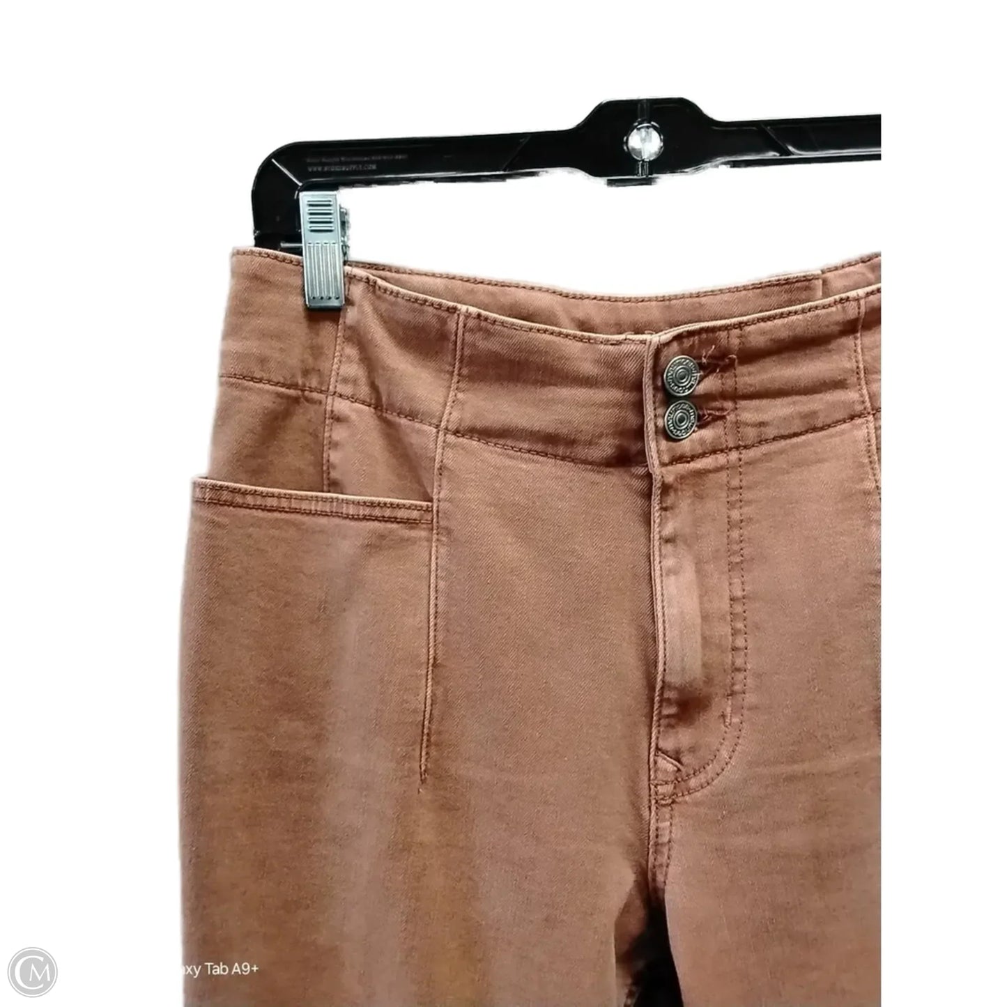 Jeans Flared By Maurices In Brown Denim, Size: 12