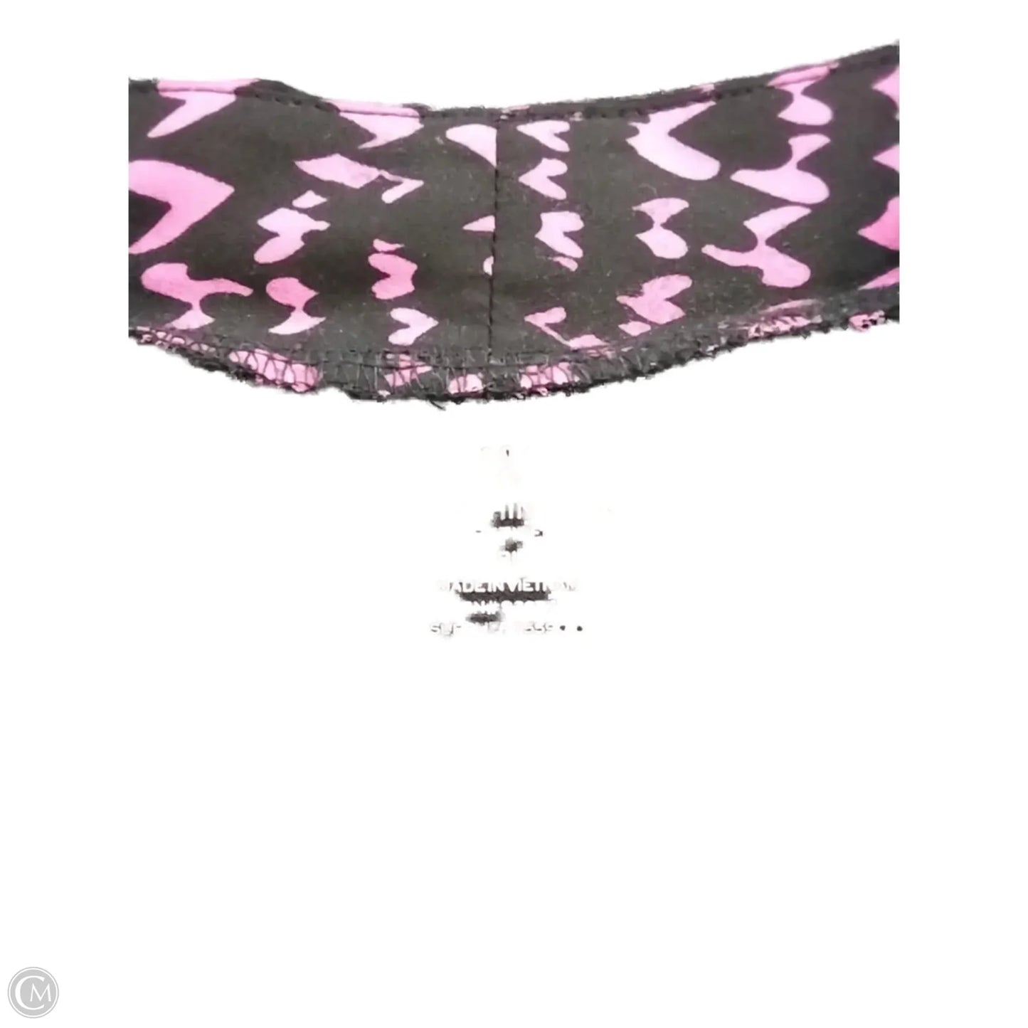 Blouse Sleeveless By Worthington In Black & Pink, Size: Lp