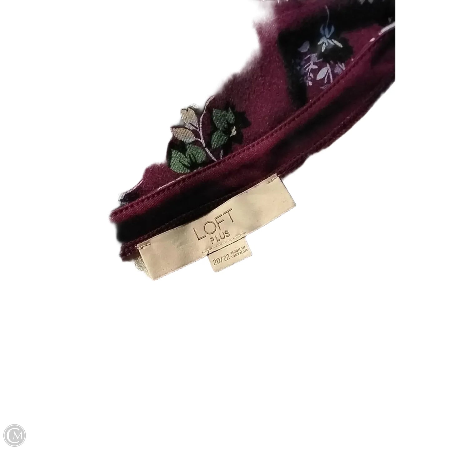 Dress Casual Short By Loft In Purple, Size: 20