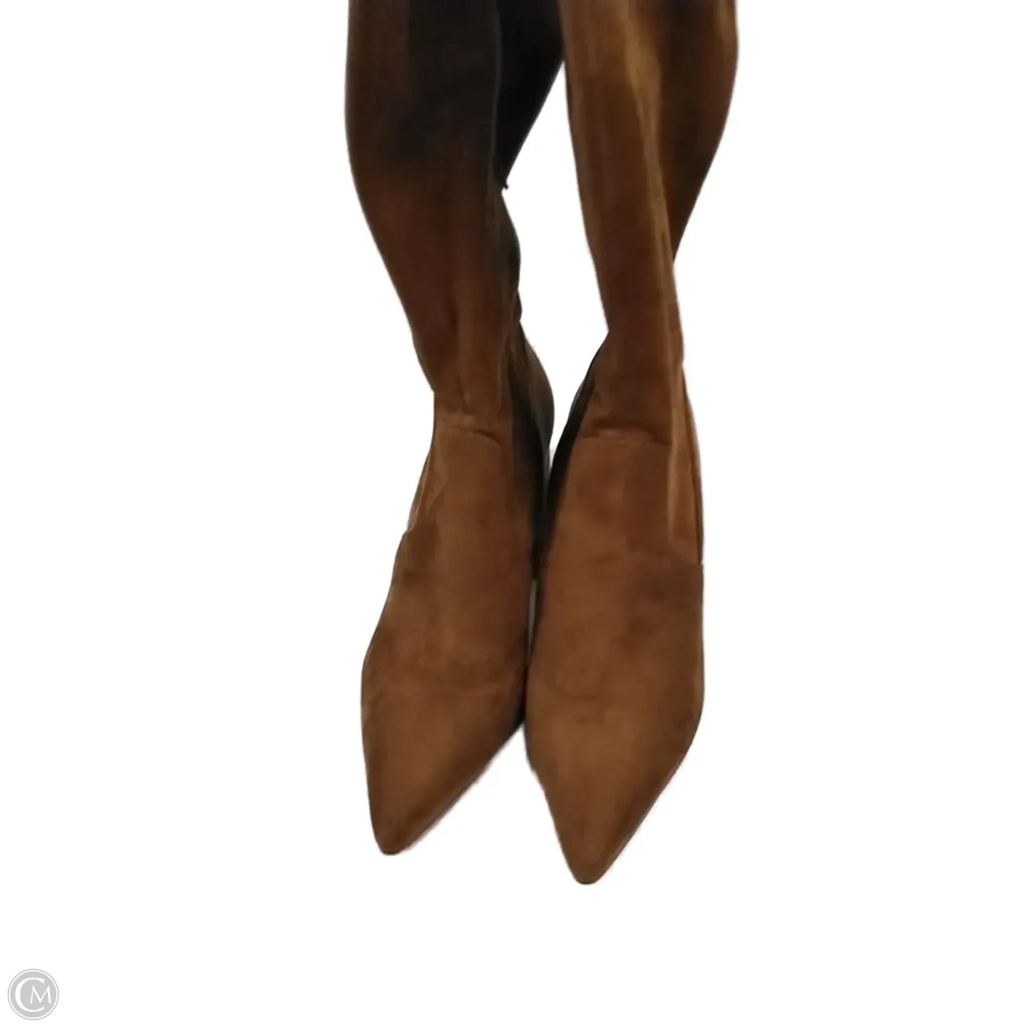 Boots Knee Heels By Steve Madden In Beige, Size: 6.5