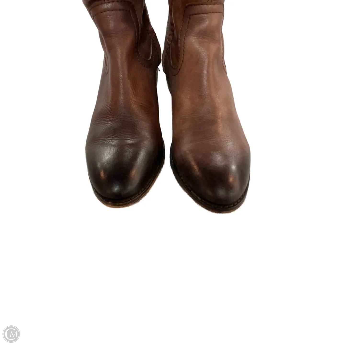 Boots Knee Heels By Arturo Chiang In Brown, Size: 8.5