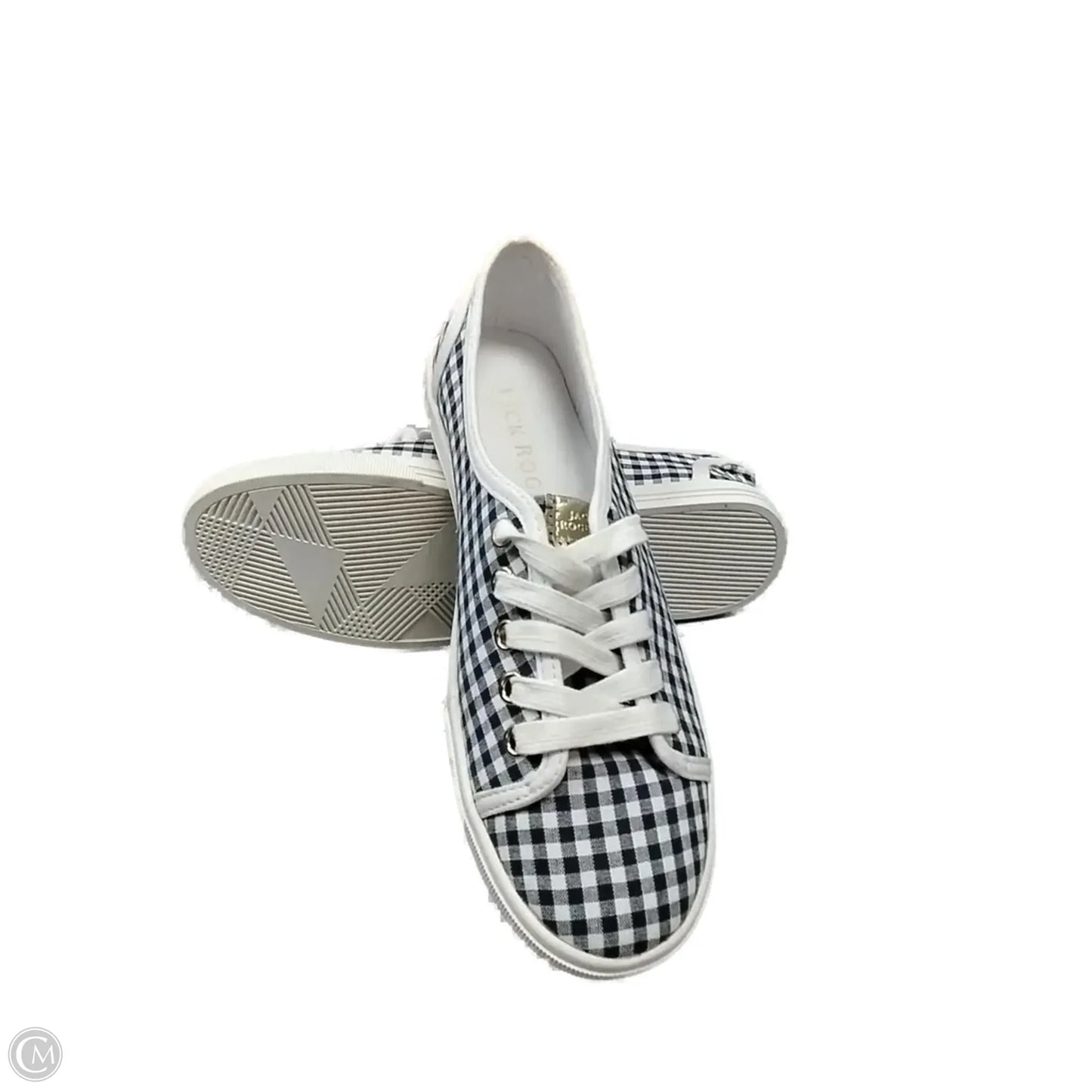 Shoes Flats By Jack Rogers In Plaid Pattern, Size: 8