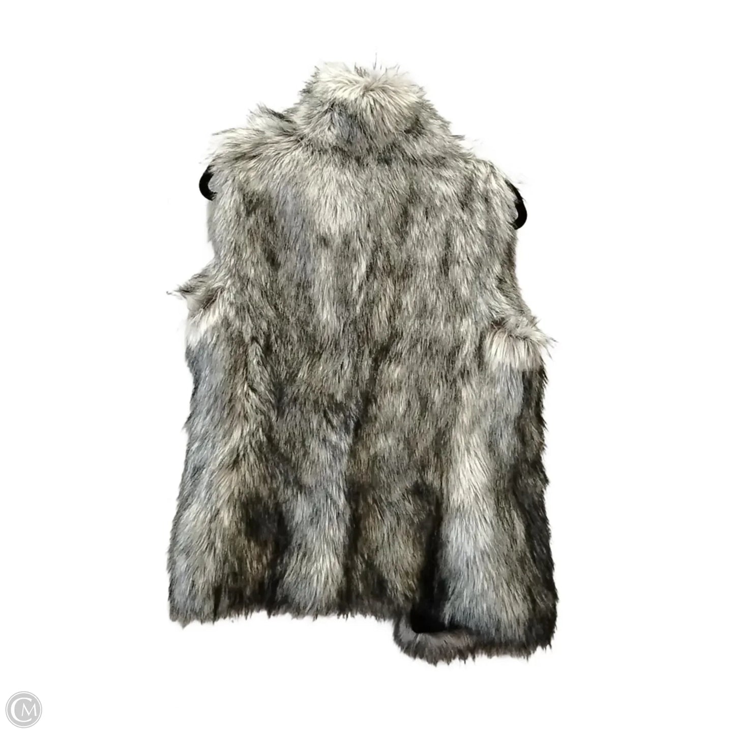 Vest Faux Fur & Sherpa By White House Black Market In Grey, Size: M