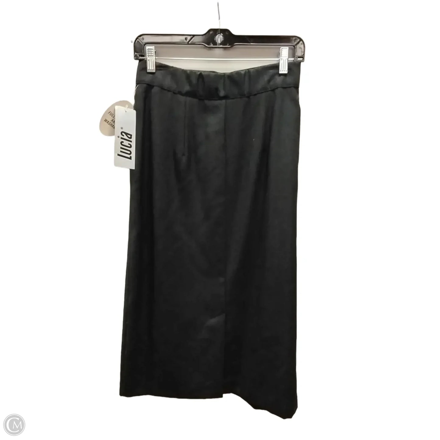 Skirt Midi By Clothes Mentor In Black, Size: 8