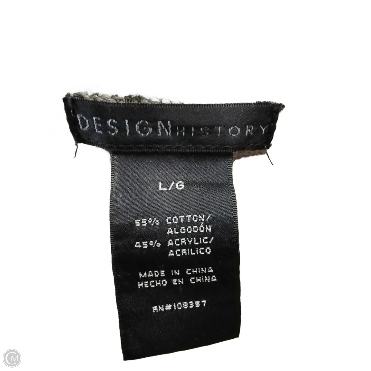 Sweater By Design History In Tie Dye Print, Size: L