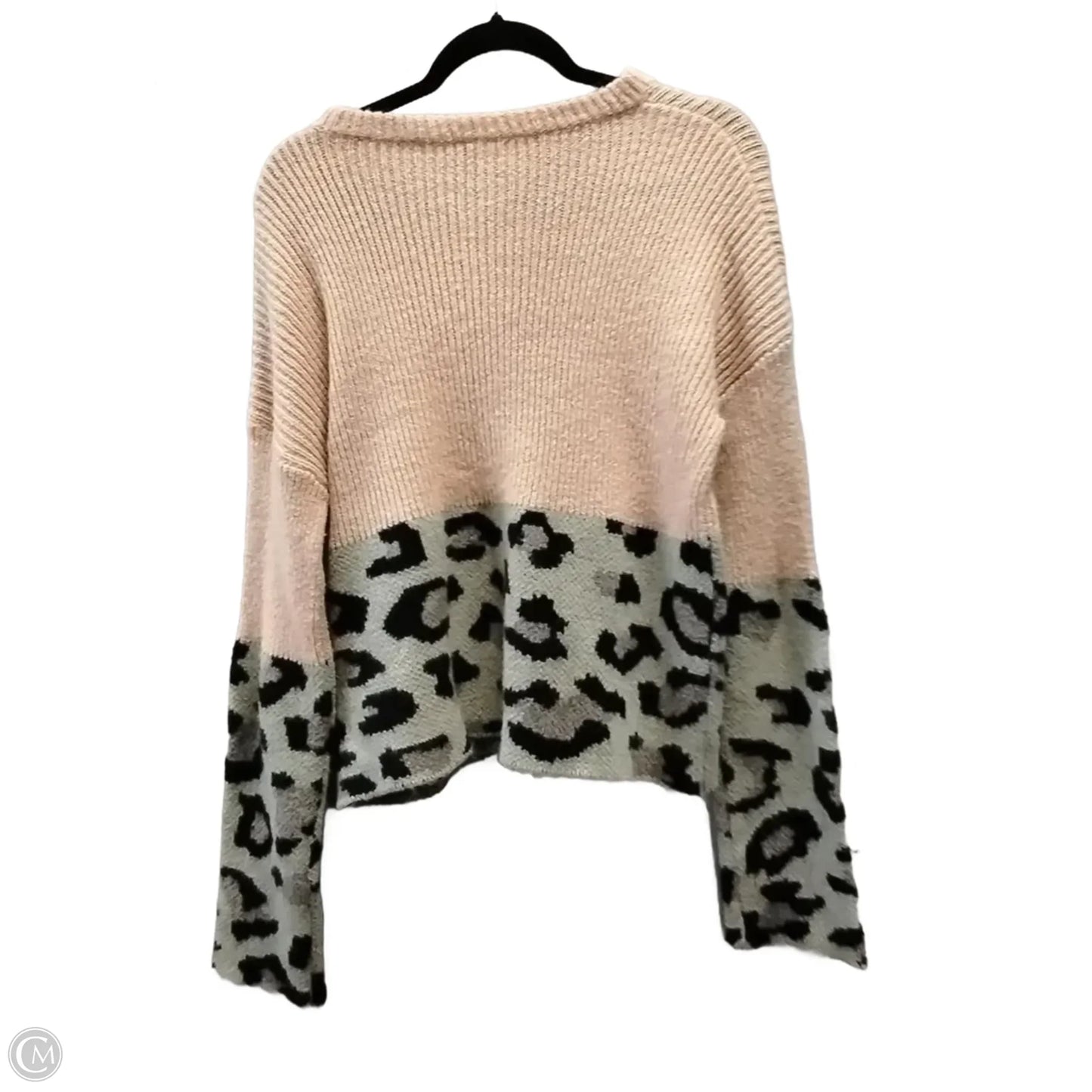 Sweater By Clothes Mentor In Animal Print, Size: M