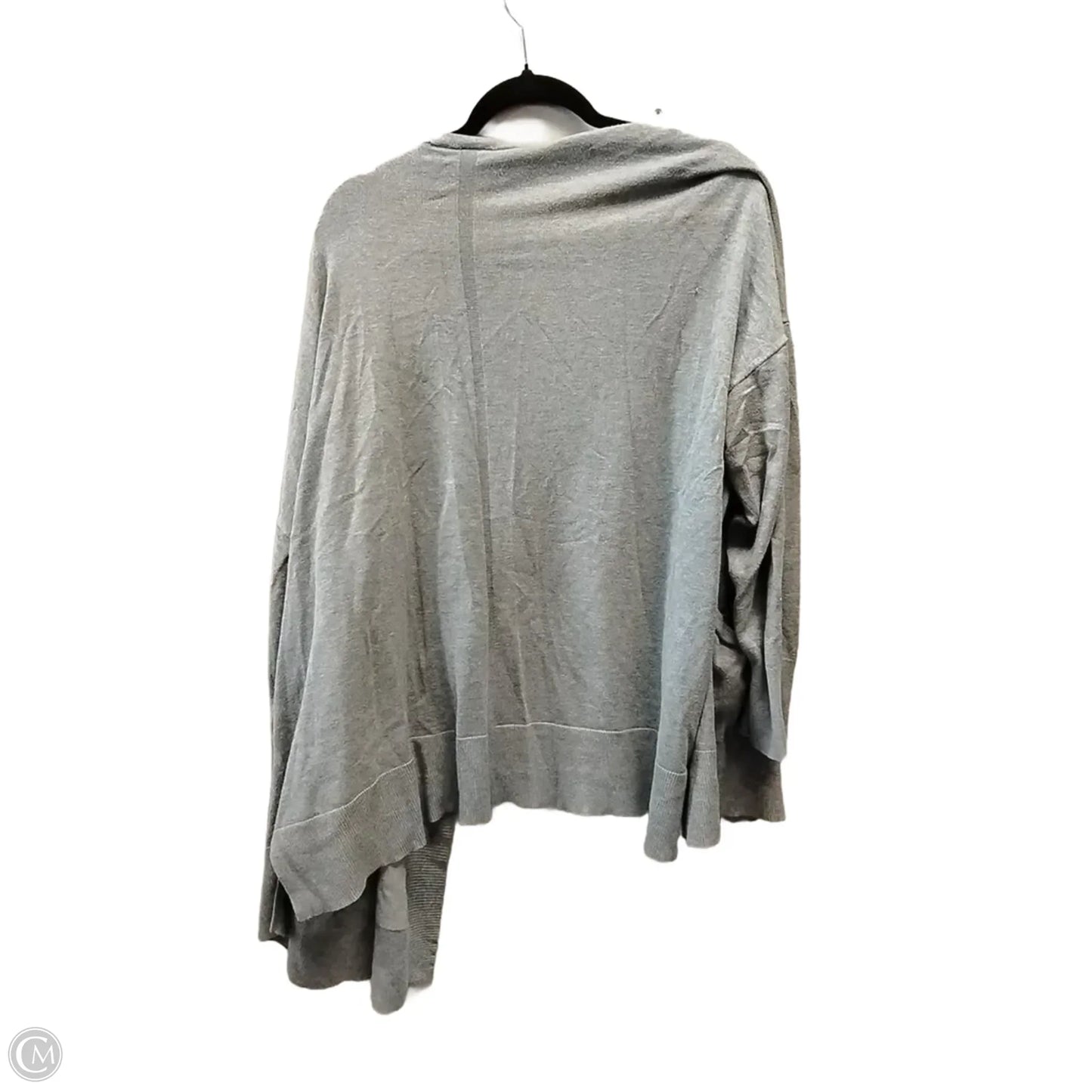 Cardigan By Terra & Sky In Grey, Size: 3x