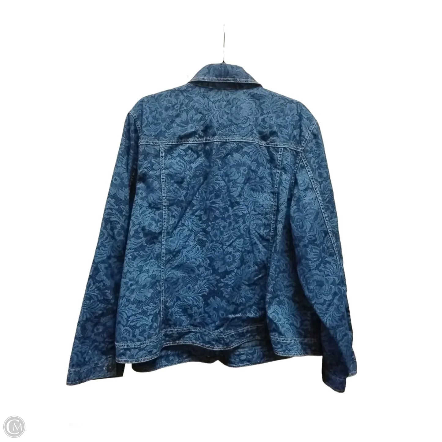 Jacket Denim By Clothes Mentor In Blue Denim, Size: 3x