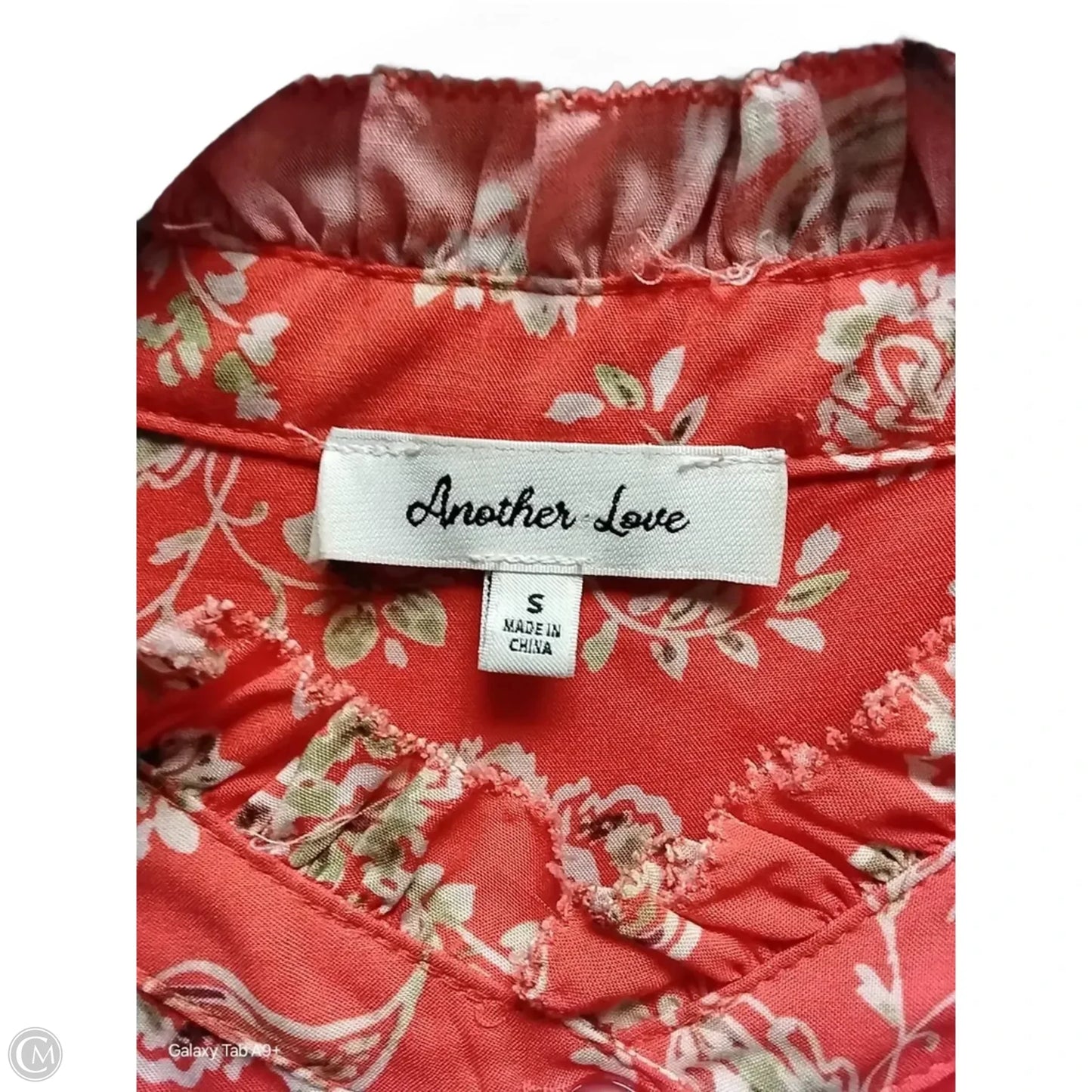 Blouse Long Sleeve By Another Love In Floral Print, Size: S
