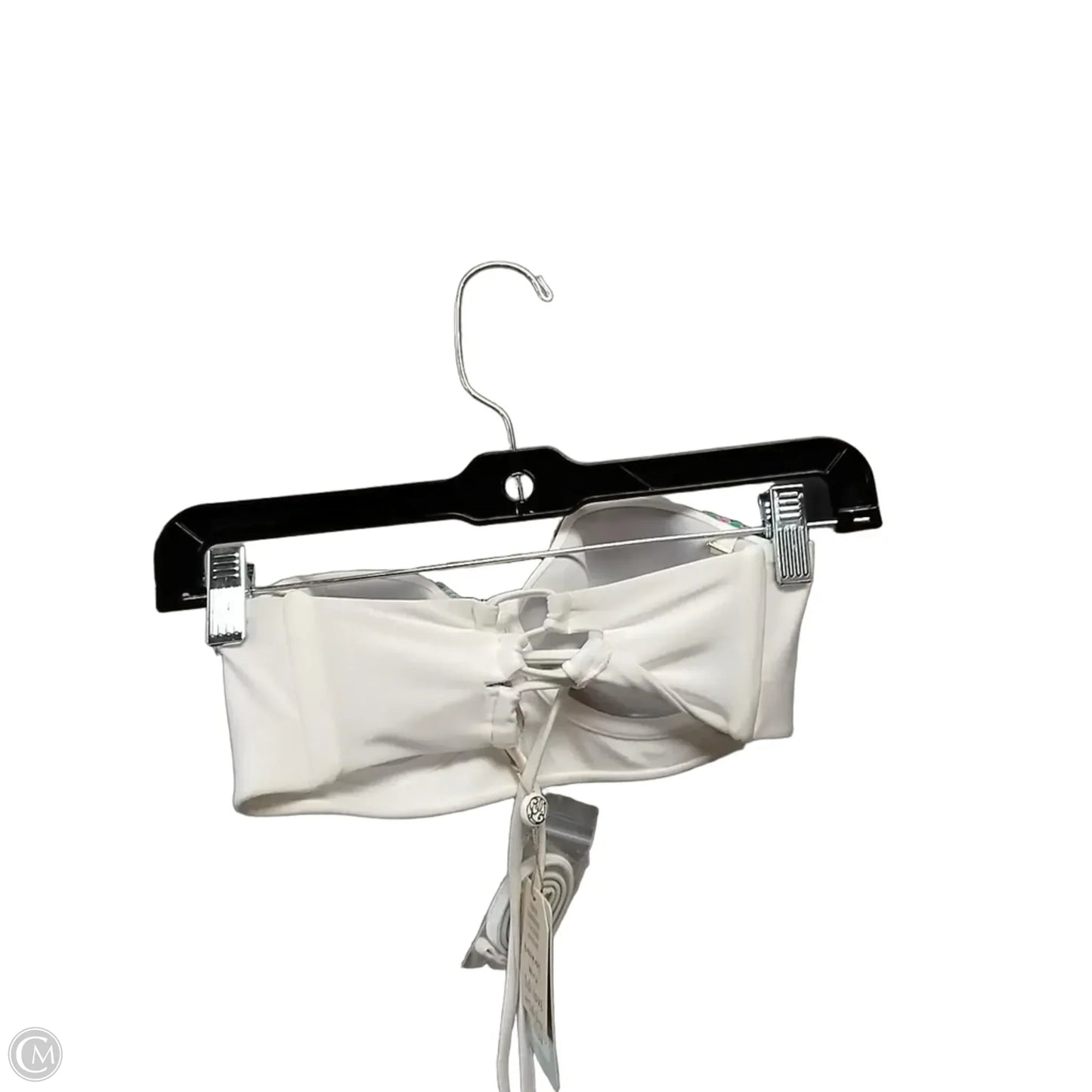 Swimsuit Top By Clothes Mentor In White, Size: M