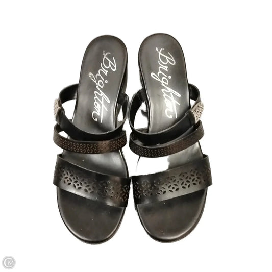Sandals Designer By Brighton In Black, Size: 8