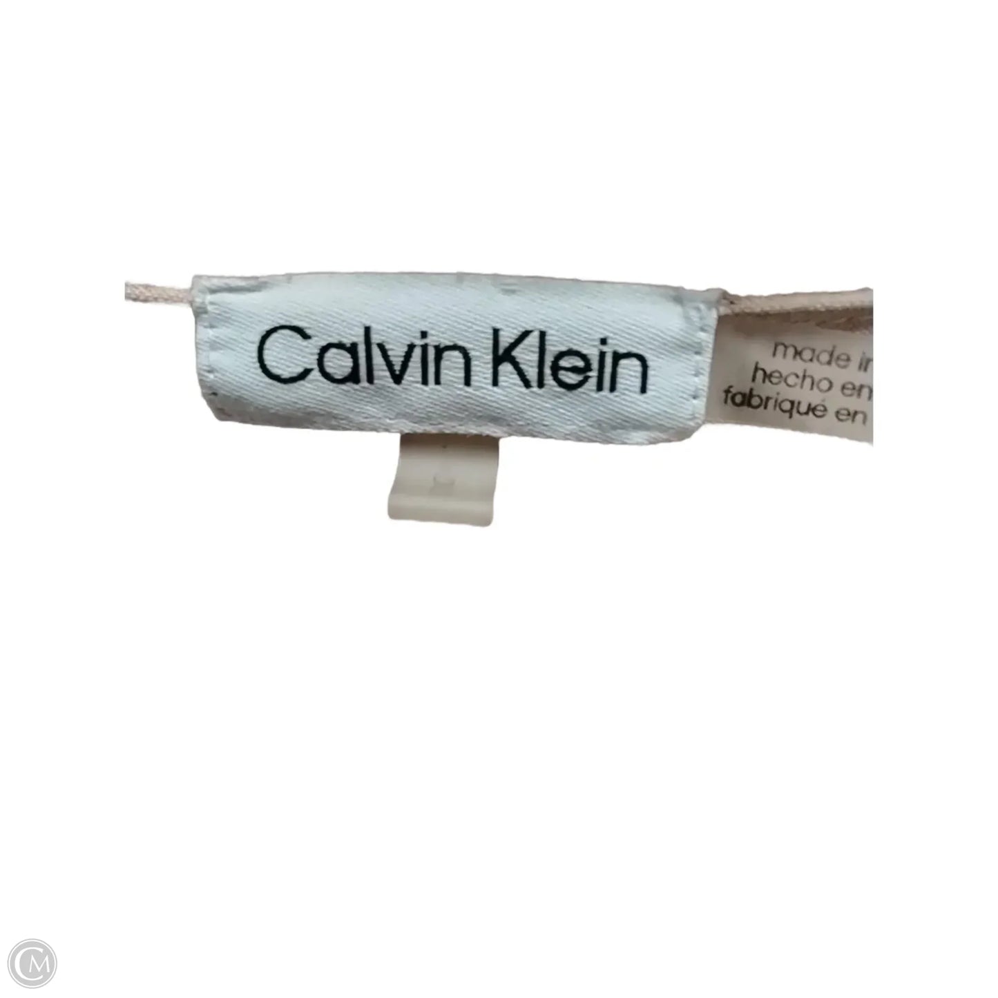 Blouse Long Sleeve By Calvin Klein In Peach, Size: Xl