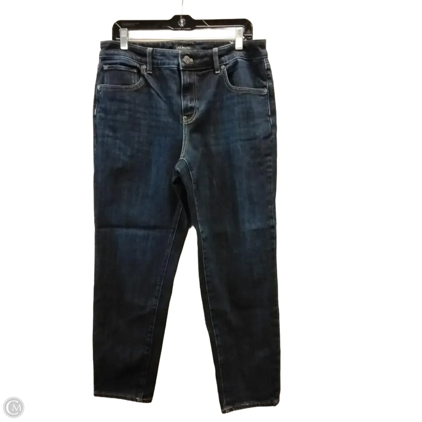 Jeans Straight By Talbots In Blue Denim, Size: 10
