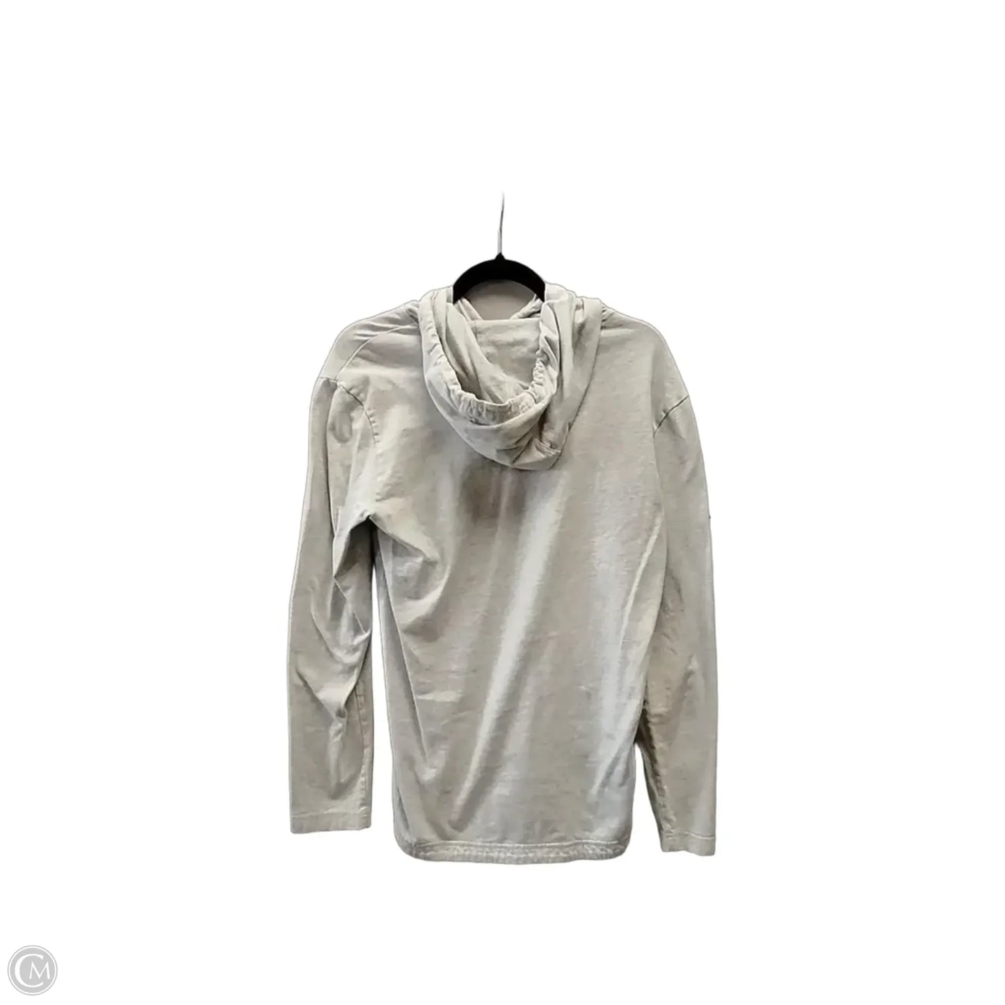 Athletic Sweatshirt Hoodie By Nike Apparel In Grey, Size: M