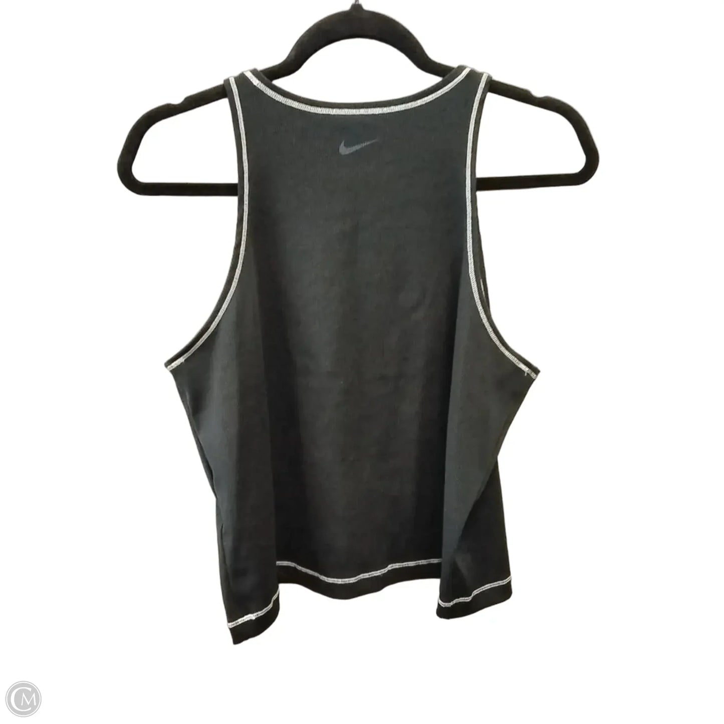 Athletic Tank Top By Nike Apparel In Black, Size: Xl