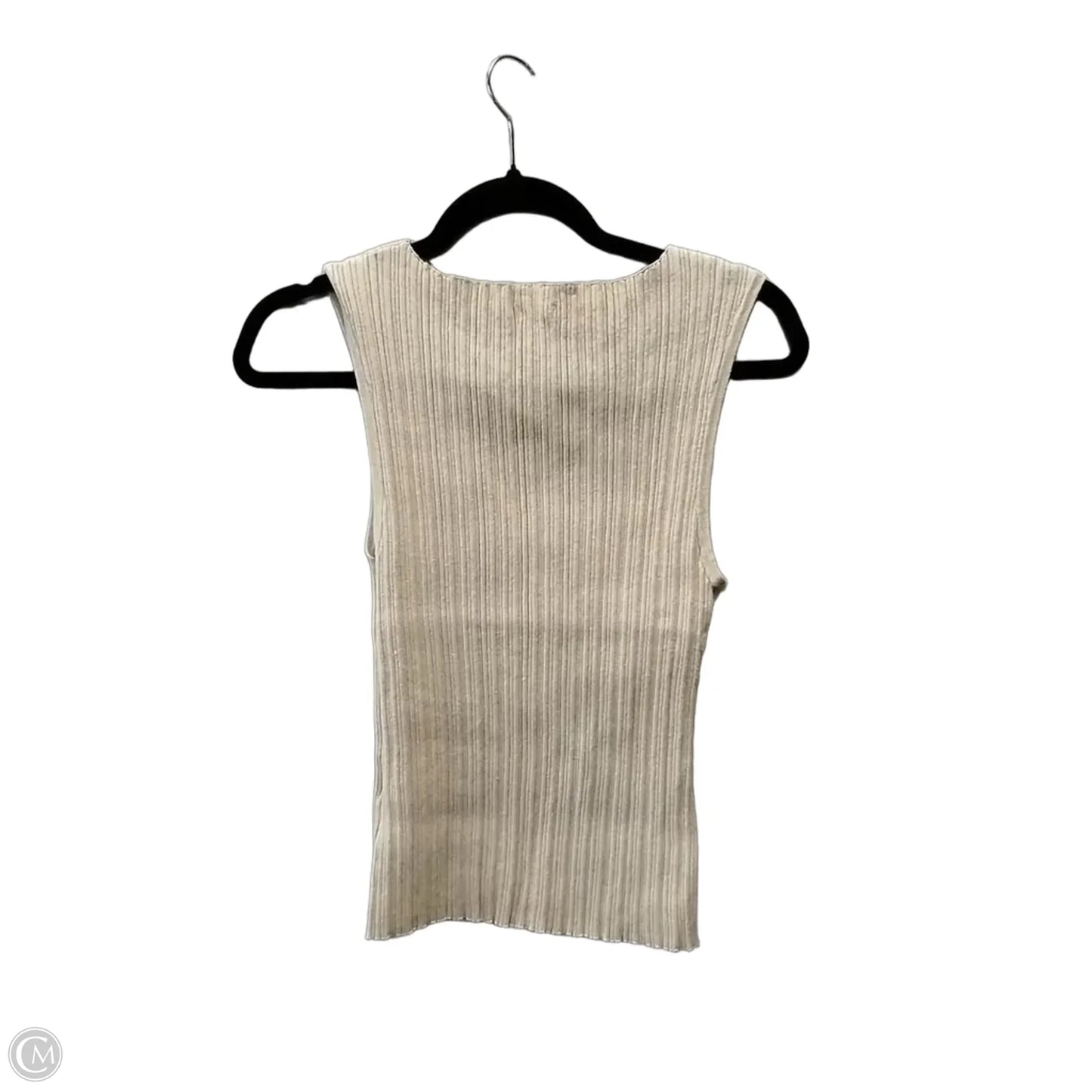 Top Sleeveless By Quince In Tan, Size: L