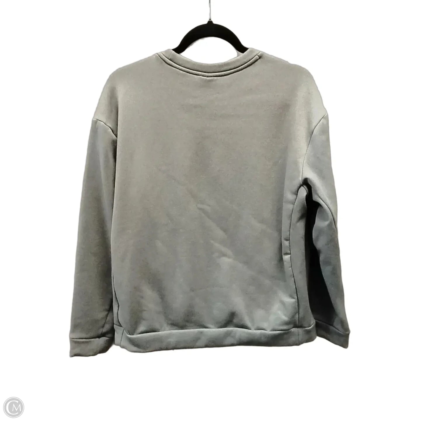 Athletic Sweatshirt Crewneck By Nike Apparel In Grey, Size: S