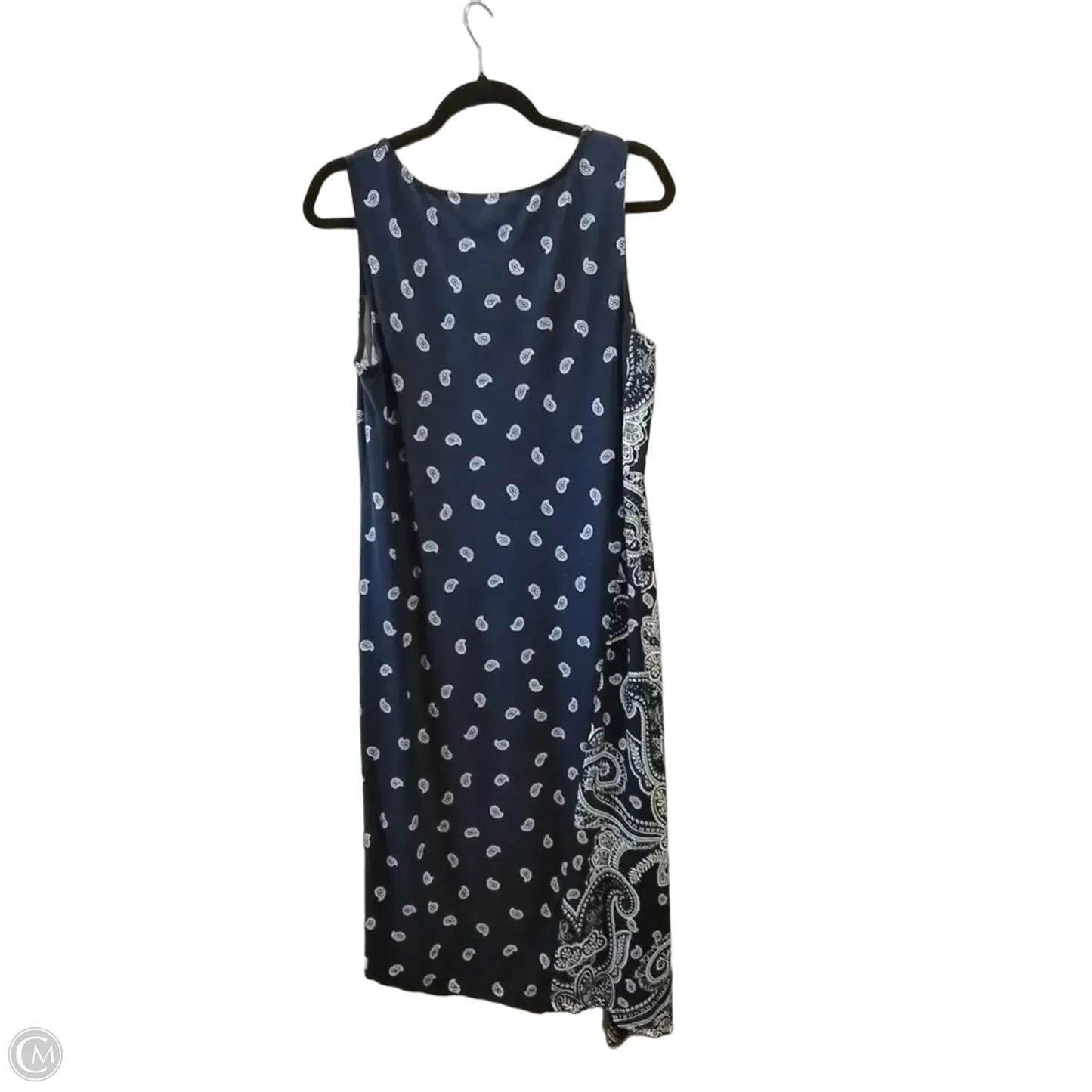 Dress Casual Maxi By Chicos In Paisley Print, Size: 12