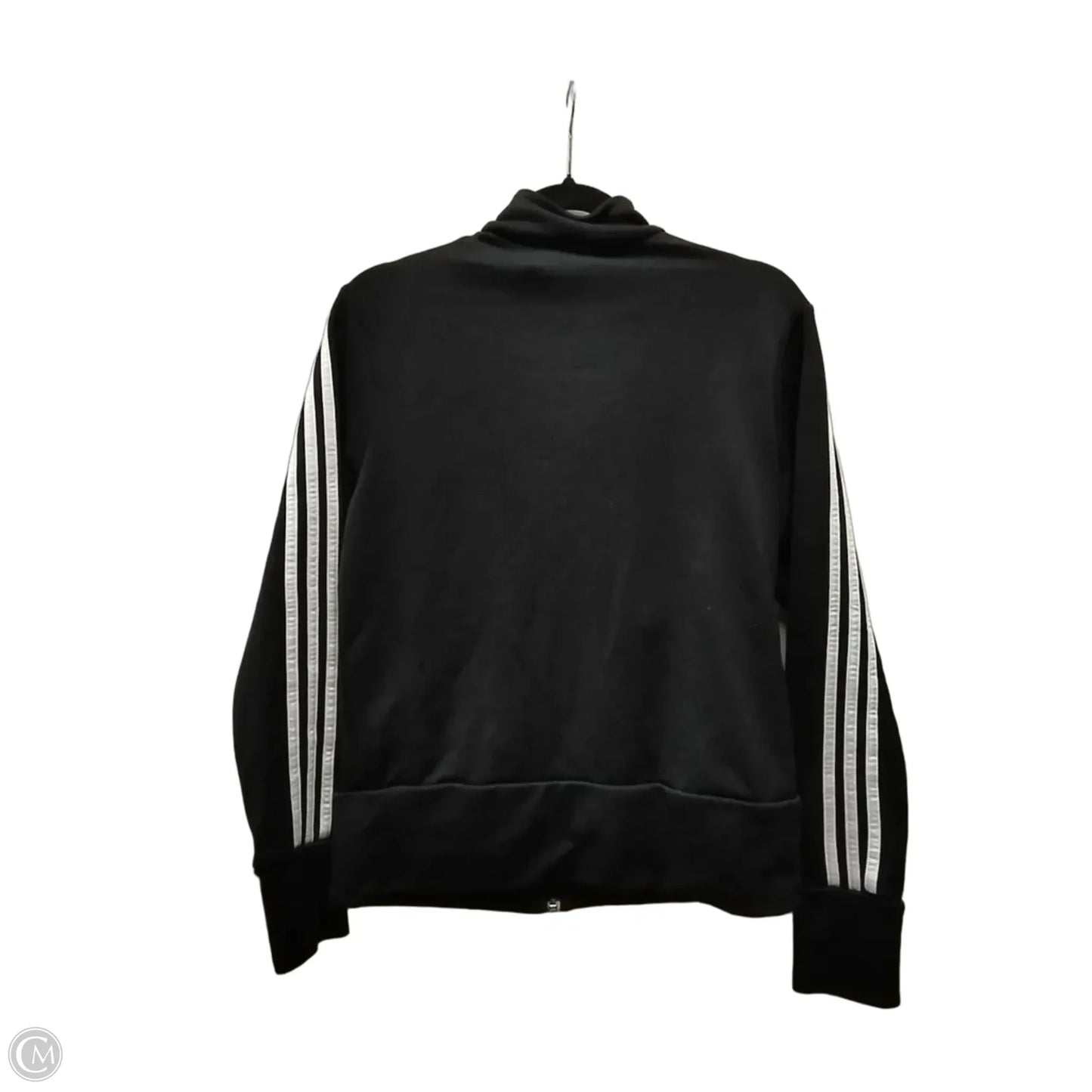 Athletic Jacket By Adidas In Black, Size: L