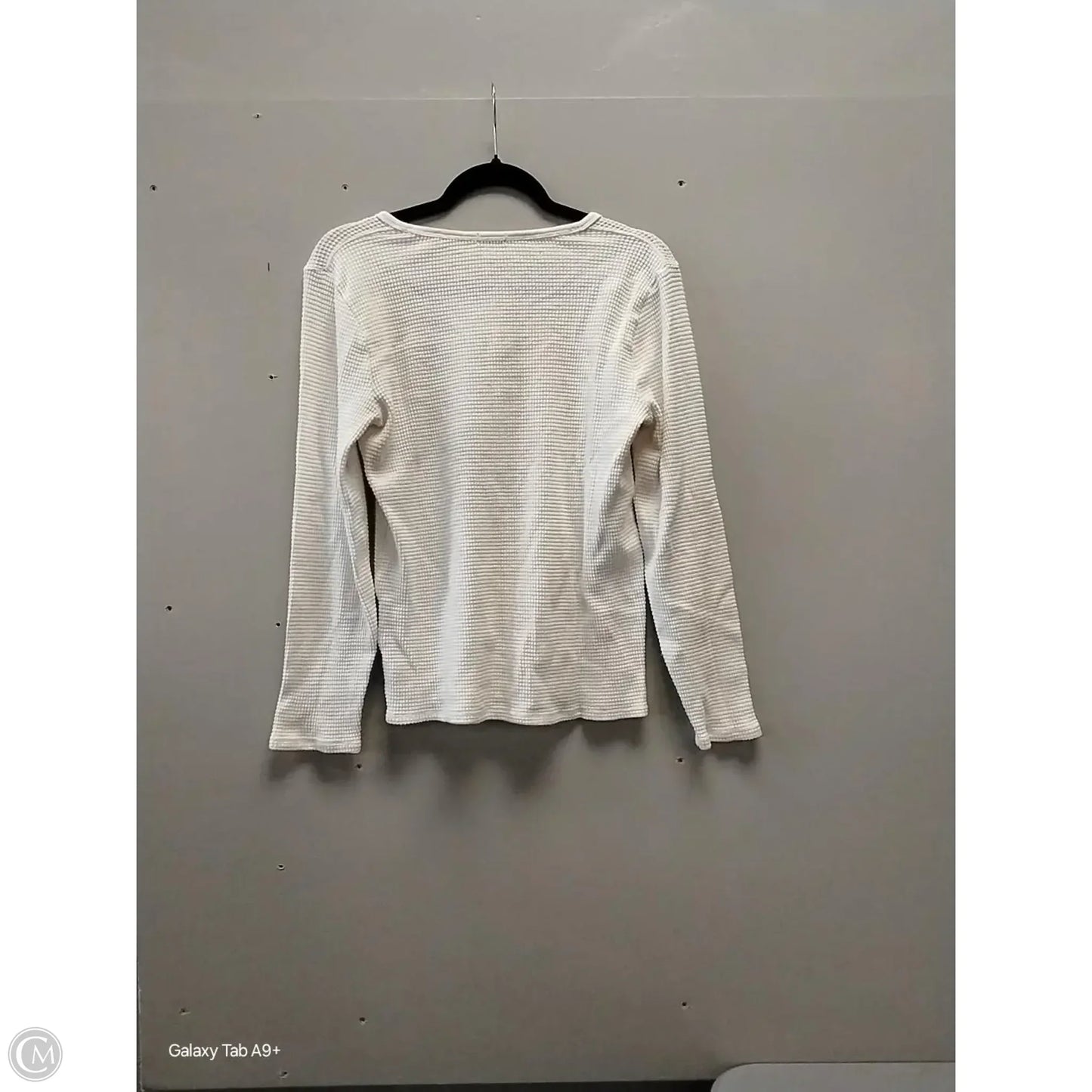 Top Long Sleeve Basic By J. Crew In White, Size: L