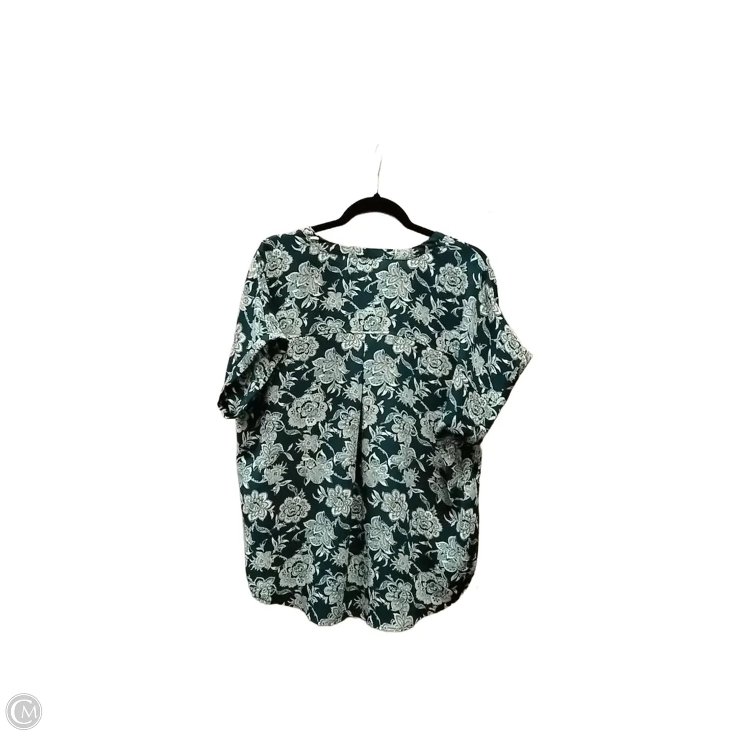 Blouse Short Sleeve By Maurices In Green, Size: Xl