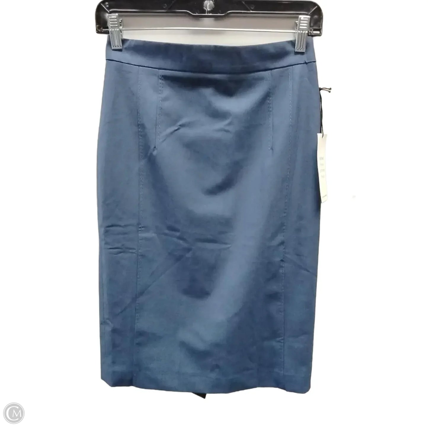 Skirt Midi By Ann Taylor In Blue, Size: 00