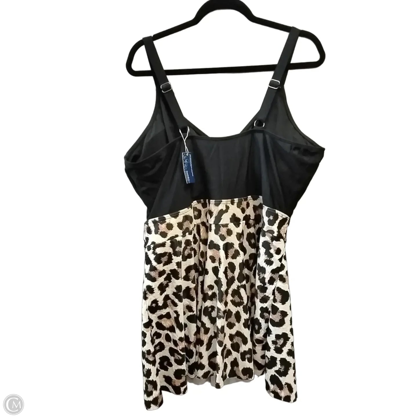 Swimsuit Top By Clothes Mentor In Animal Print, Size: Xxl