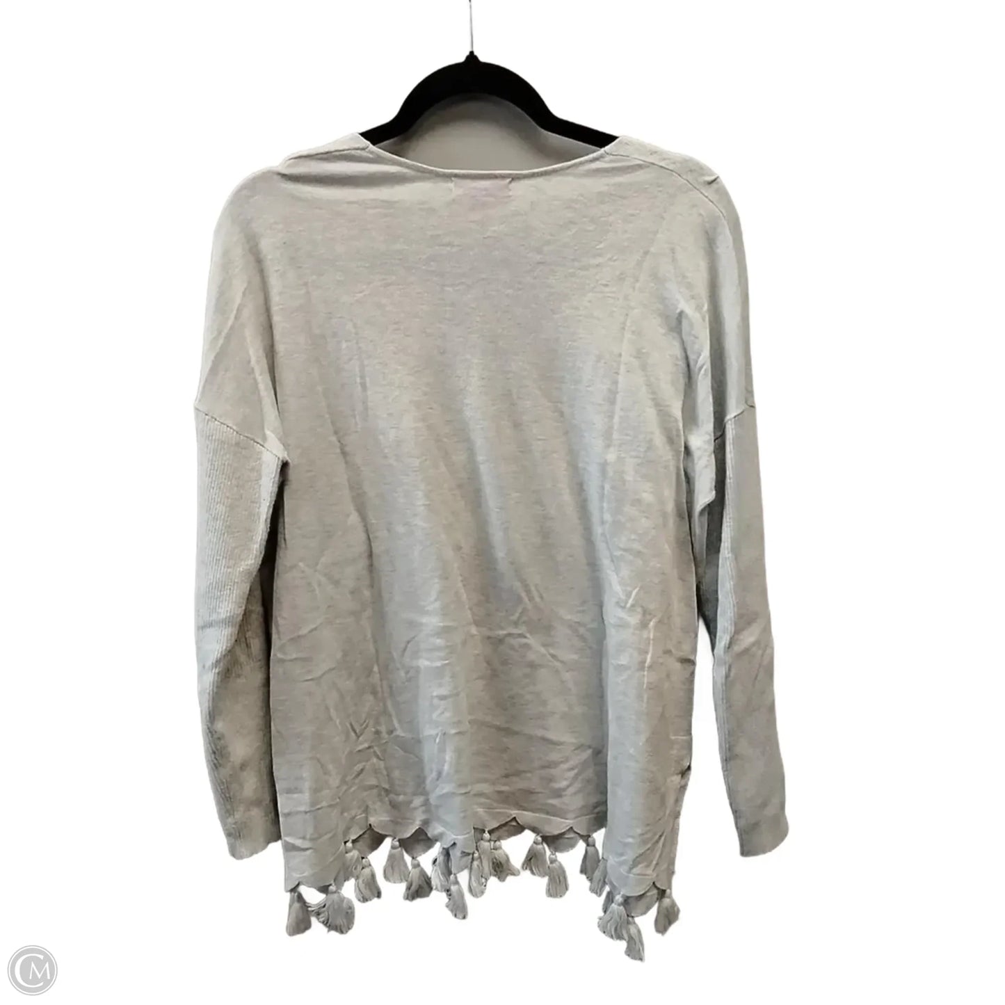 Top Long Sleeve Designer By Lilly Pulitzer In Grey, Size: S