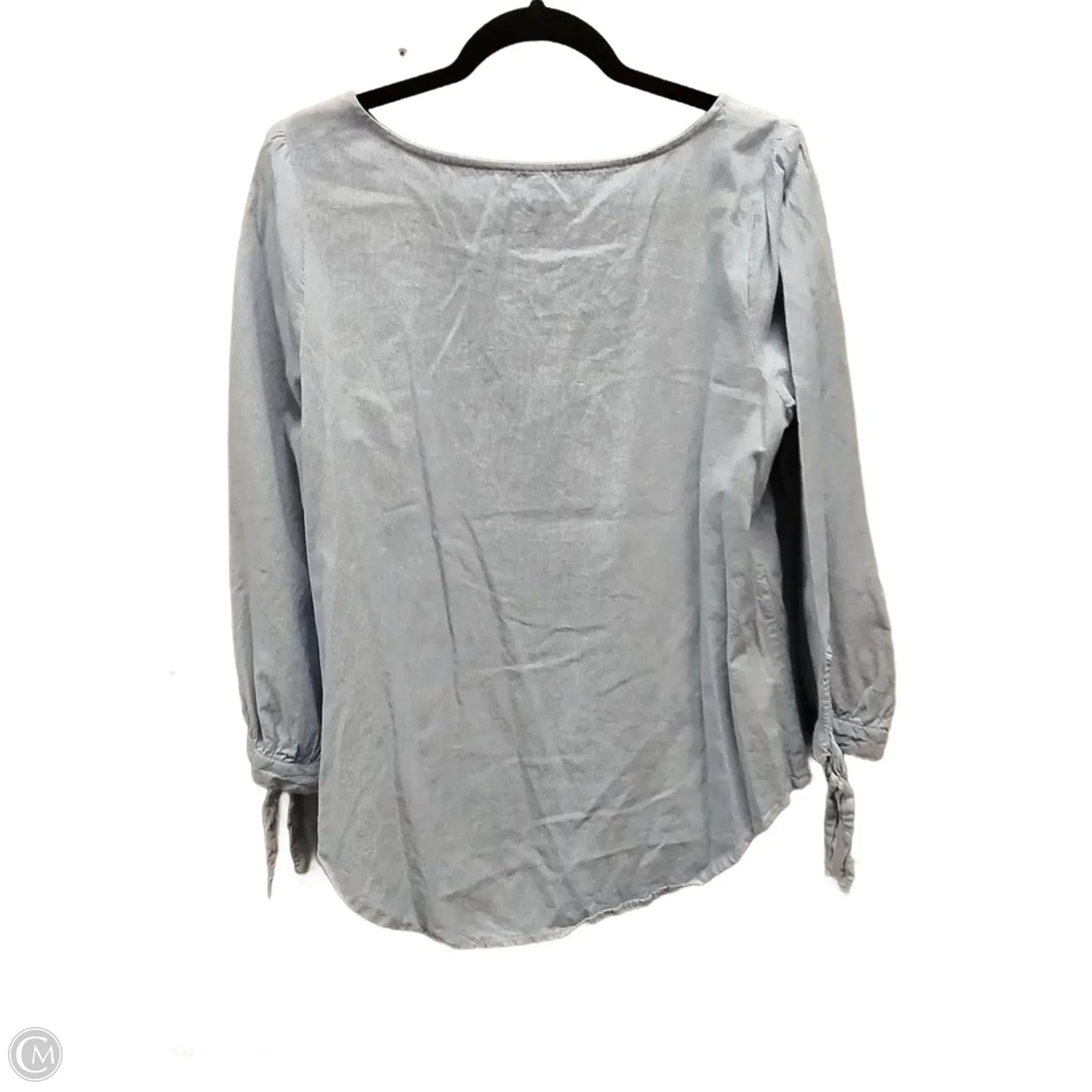 Blouse 3/4 Sleeve By Sanctuary In Blue, Size: L