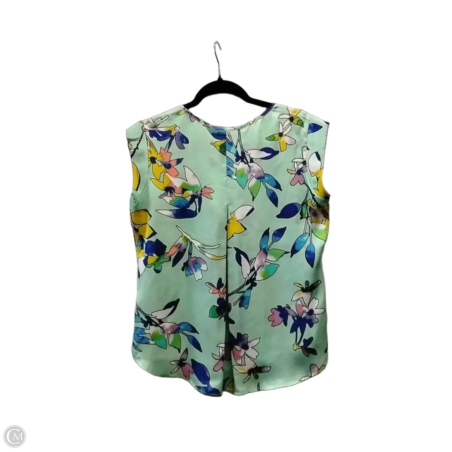 Blouse Short Sleeve By Limited In Green, Size: S
