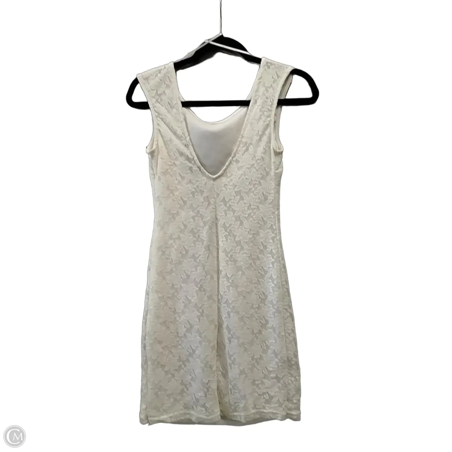 Dress Party Short By Zara In White, Size: 8