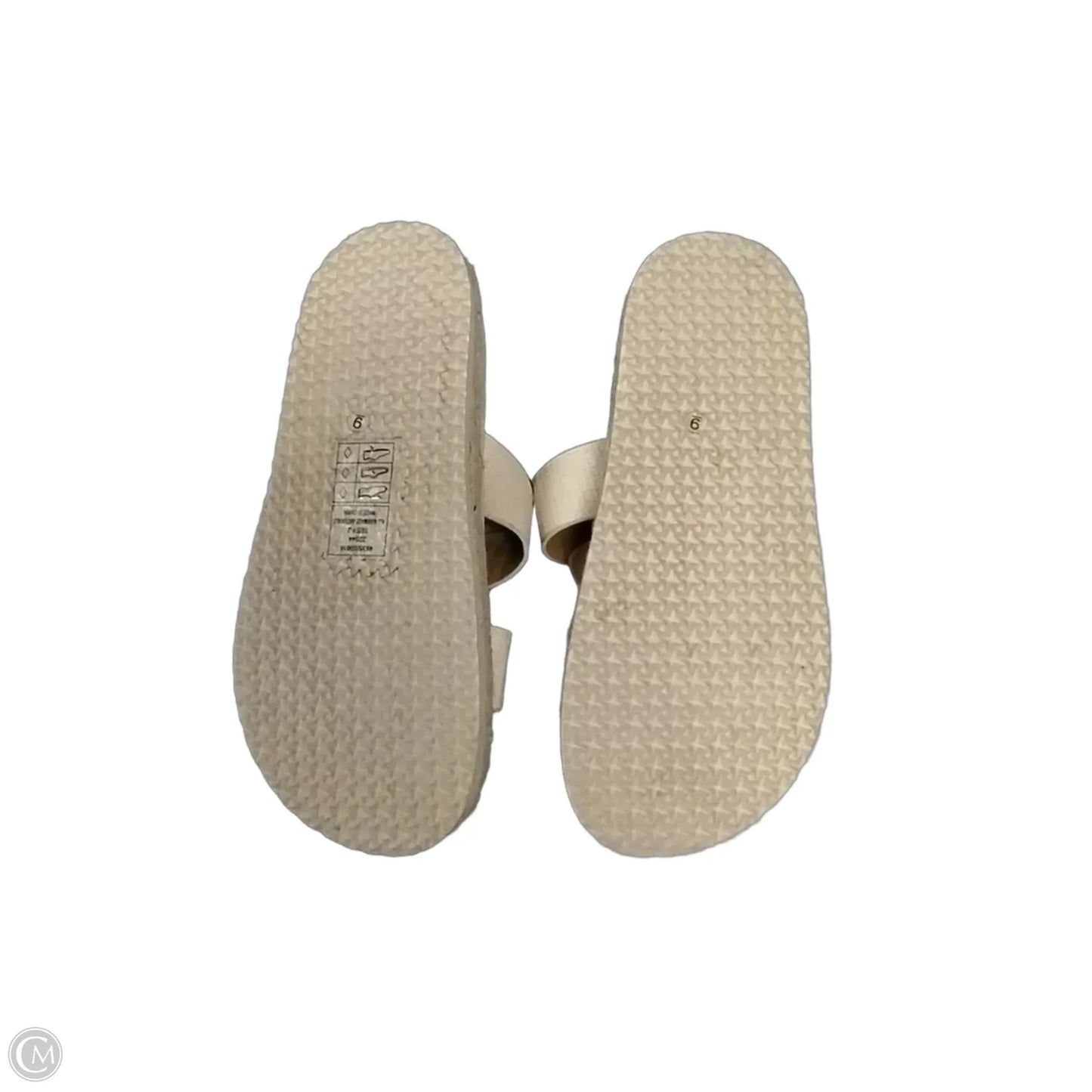 Sandals Flats By Pierre Dumas In Cream, Size: 9