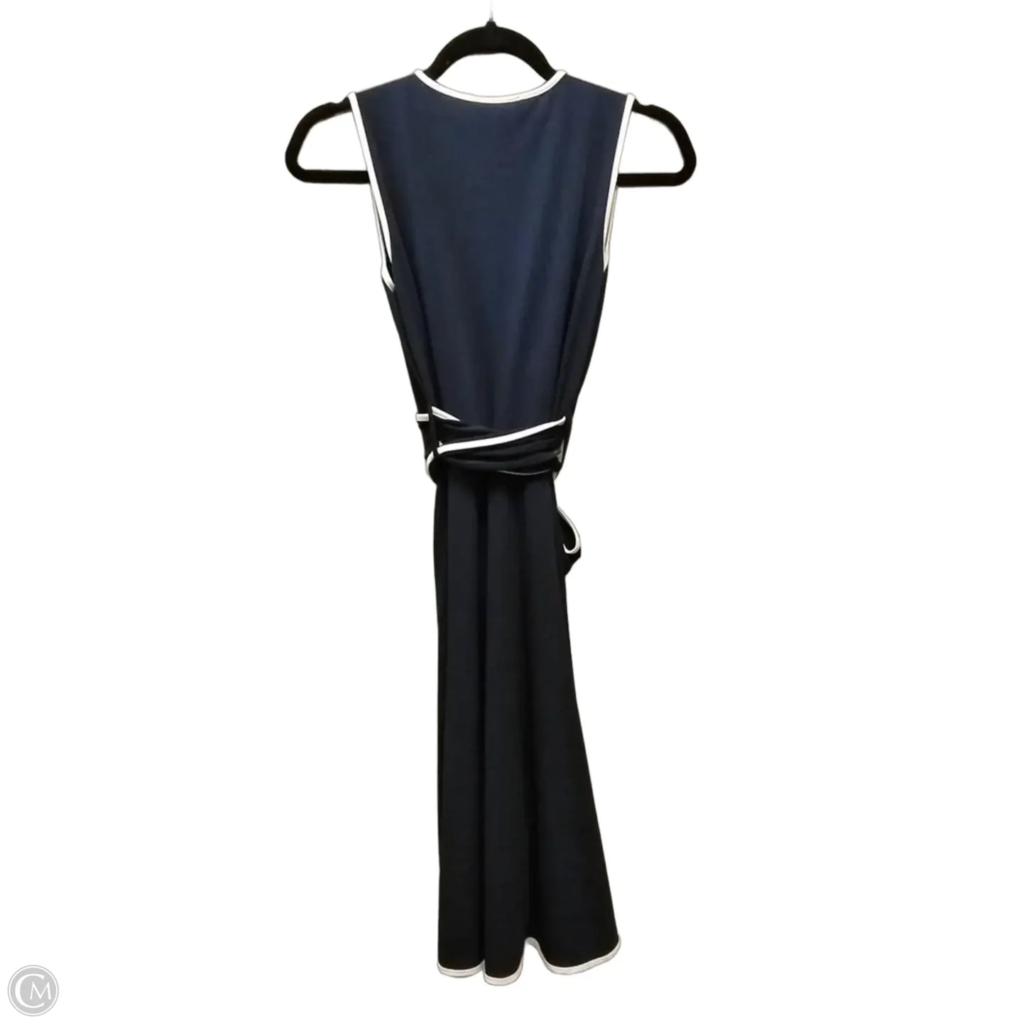 Dress Casual Midi By Calvin Klein In Blue, Size: 2