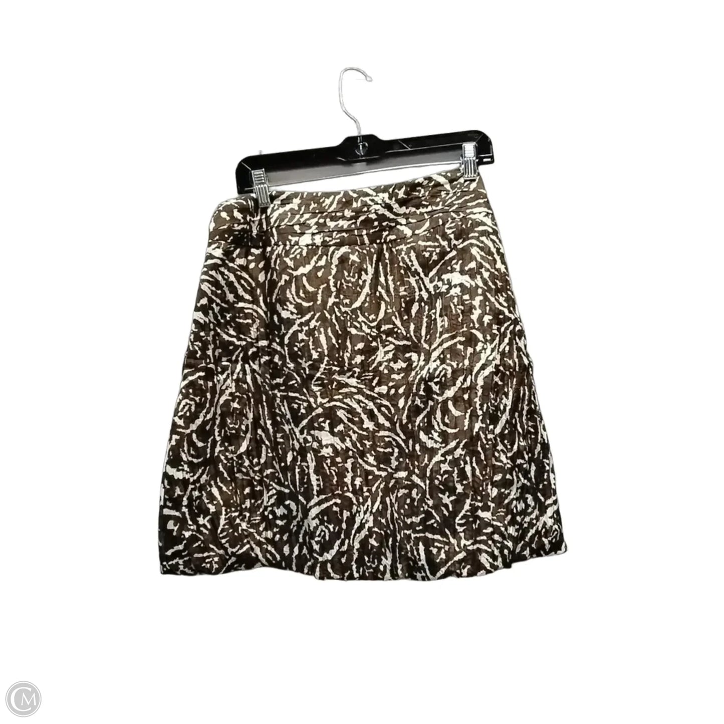 Skirt Midi By Banana Republic In Brown, Size: 12