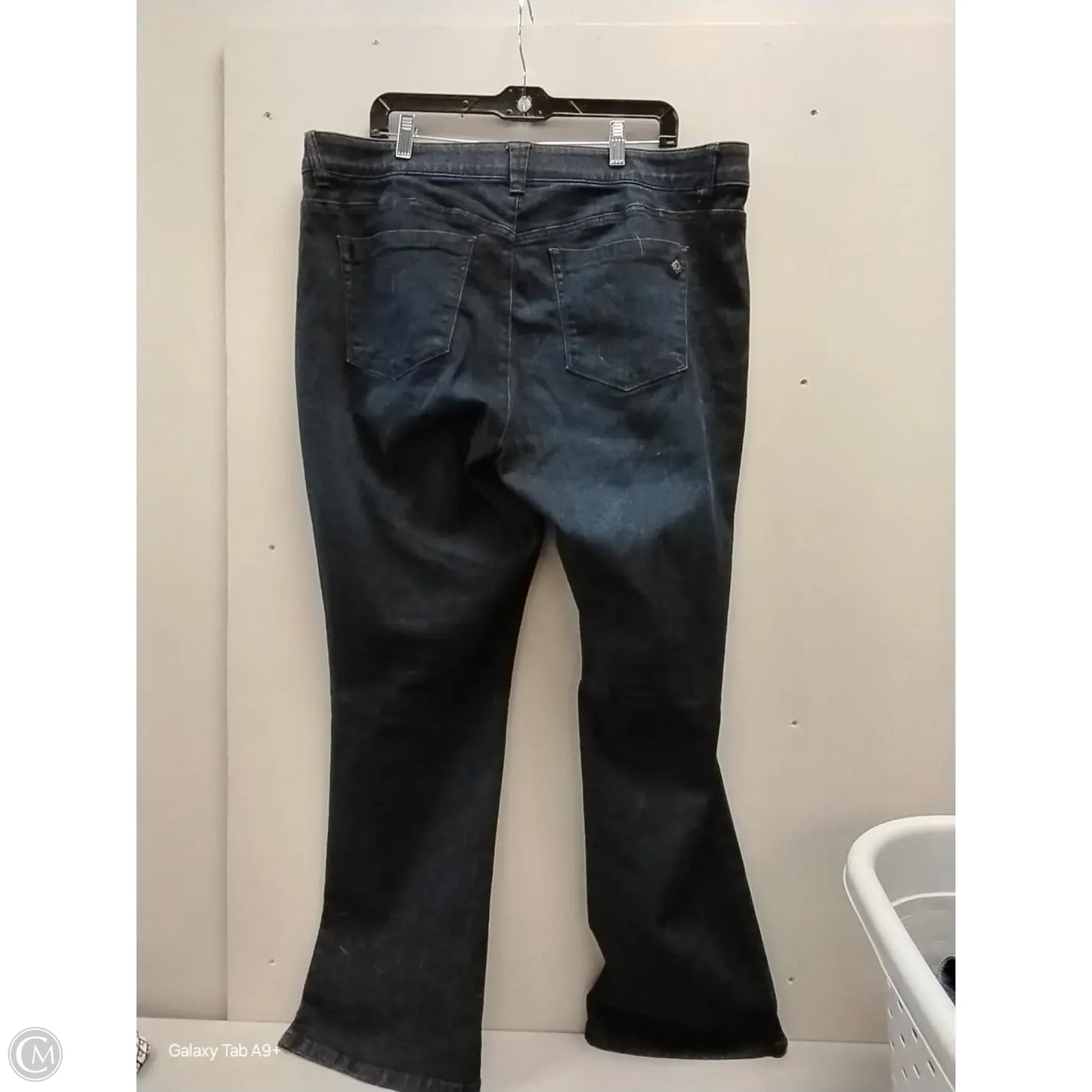 Jeans Wide Leg By Democracy In Blue Denim, Size: 20w