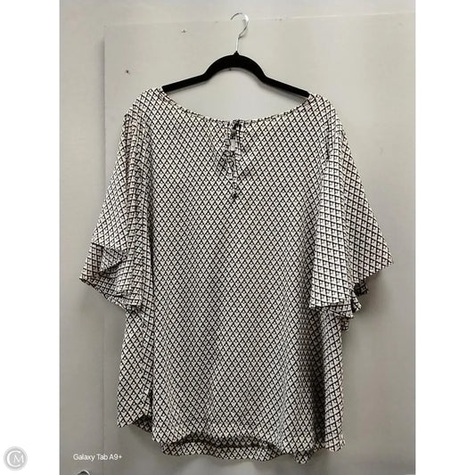 Top Short Sleeve By Stylus In Multi-colored, Size: 3x