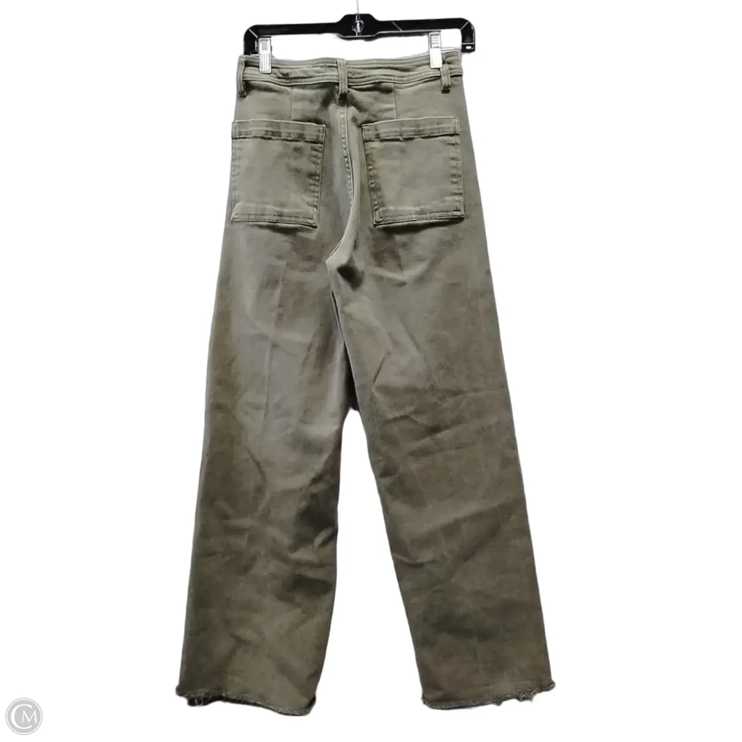 Jeans Wide Leg By A Loves A In Green Denim, Size: 8