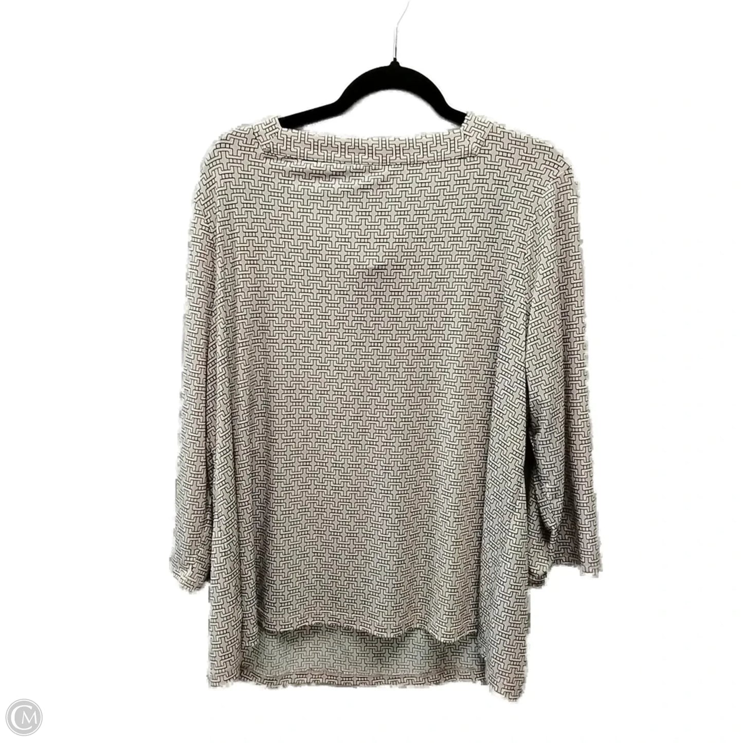 Blouse Long Sleeve By Liz Claiborne In Pink, Size: 1x