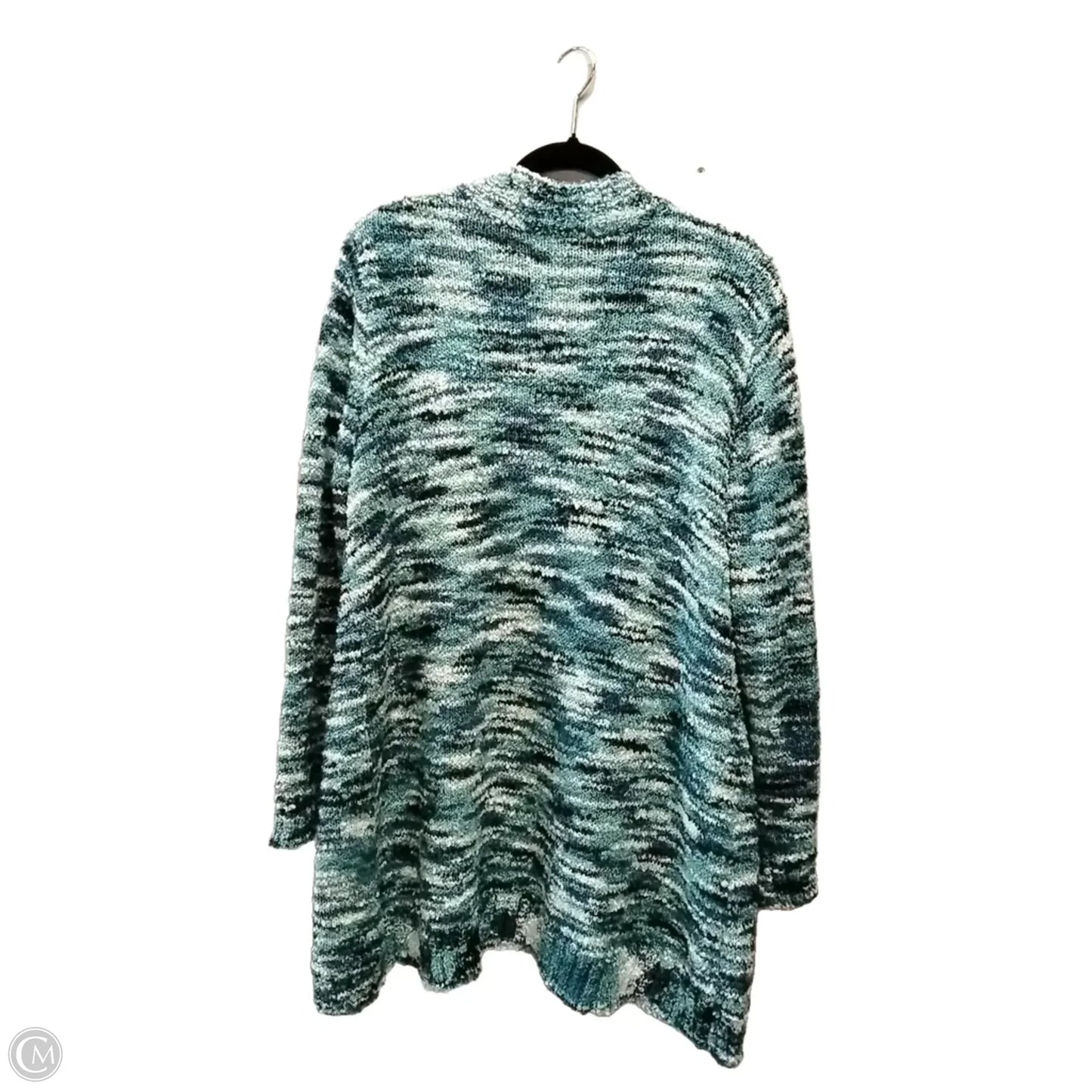 Sweater Cardigan By Christopher And Banks In Blue, Size: Xl