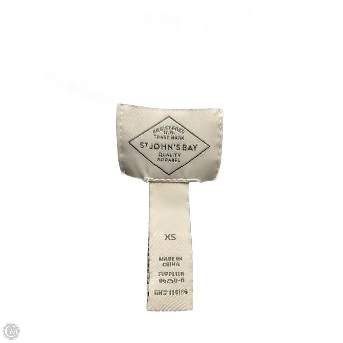 Sweater Cardigan By St Johns Bay In Grey, Size: Xs