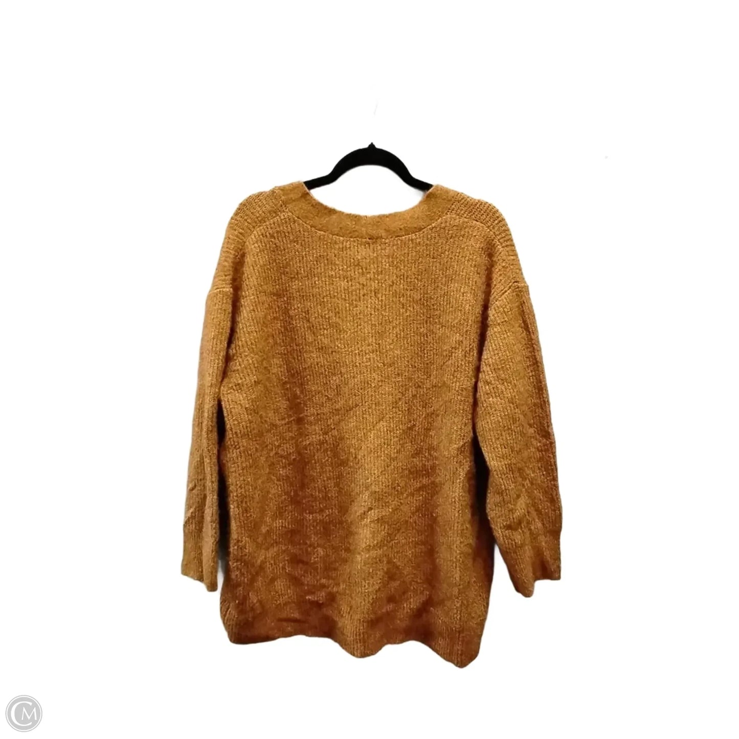 Sweater Cardigan By A New Day In Orange, Size: L