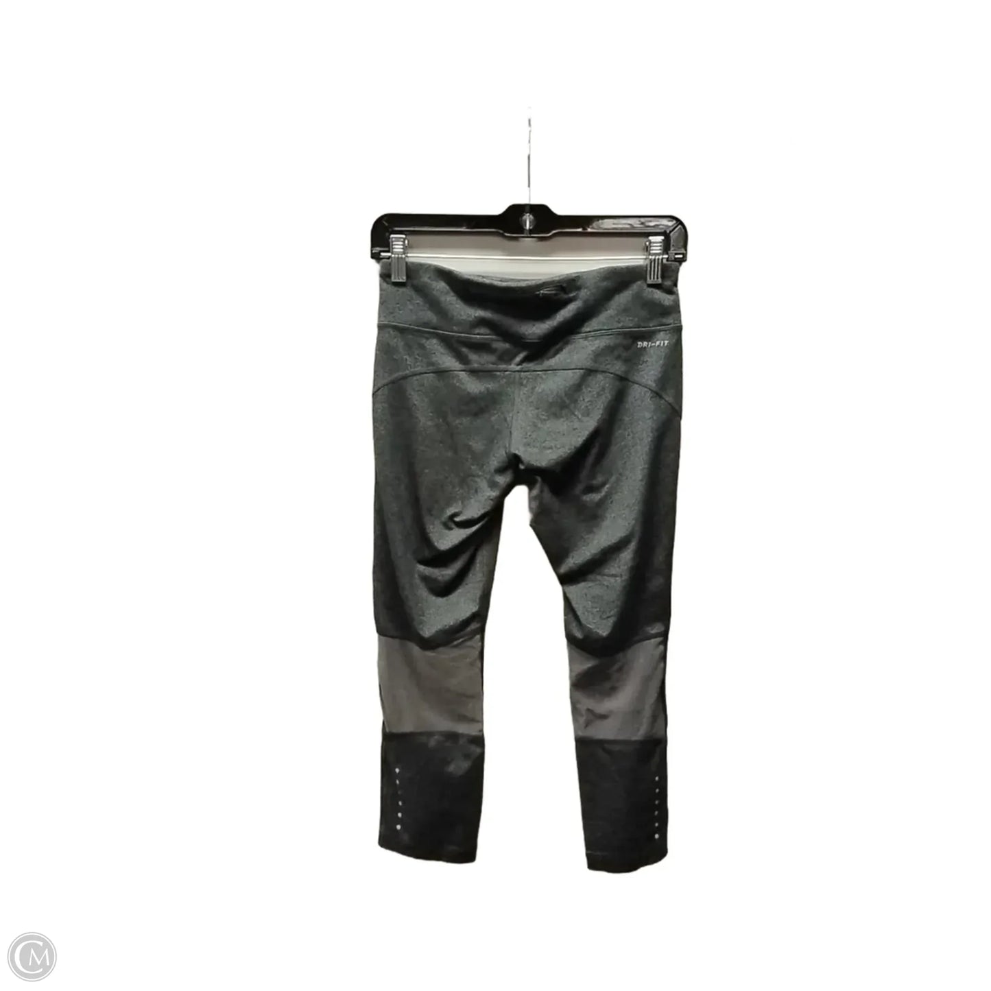 Athletic Leggings By Nike In Grey, Size: S