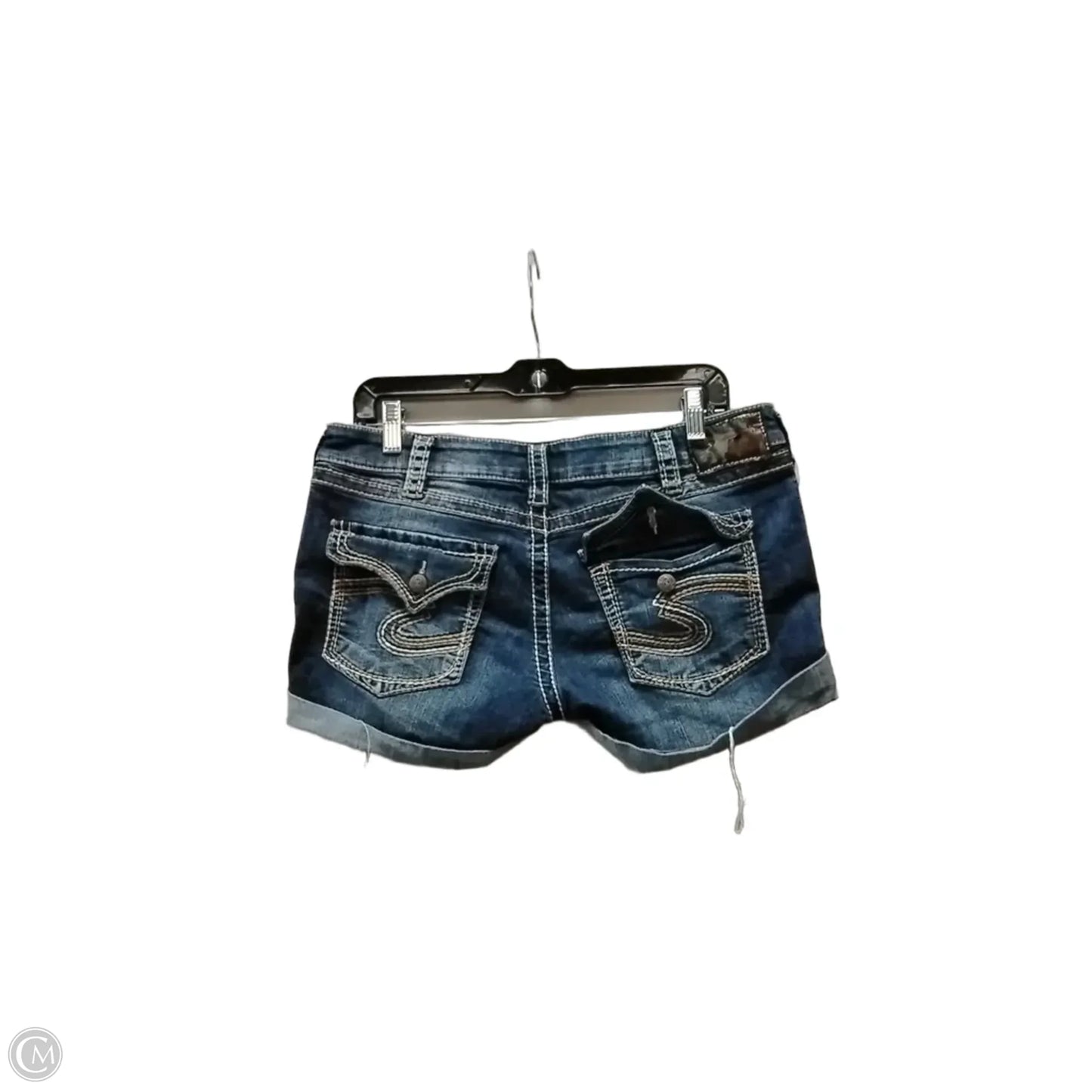Shorts By Silver In Blue Denim, Size: 32w