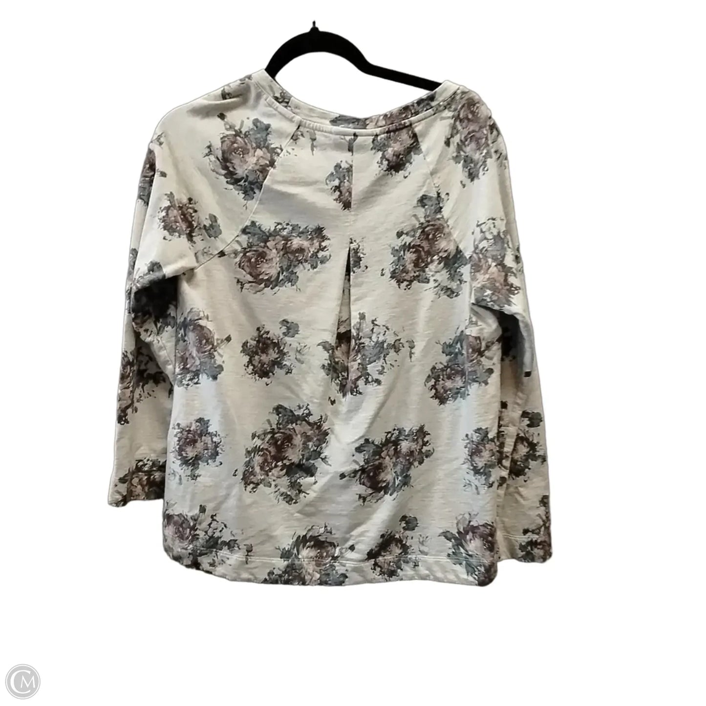 Sweatshirt Collar By J. Jill In Floral Print, Size: S