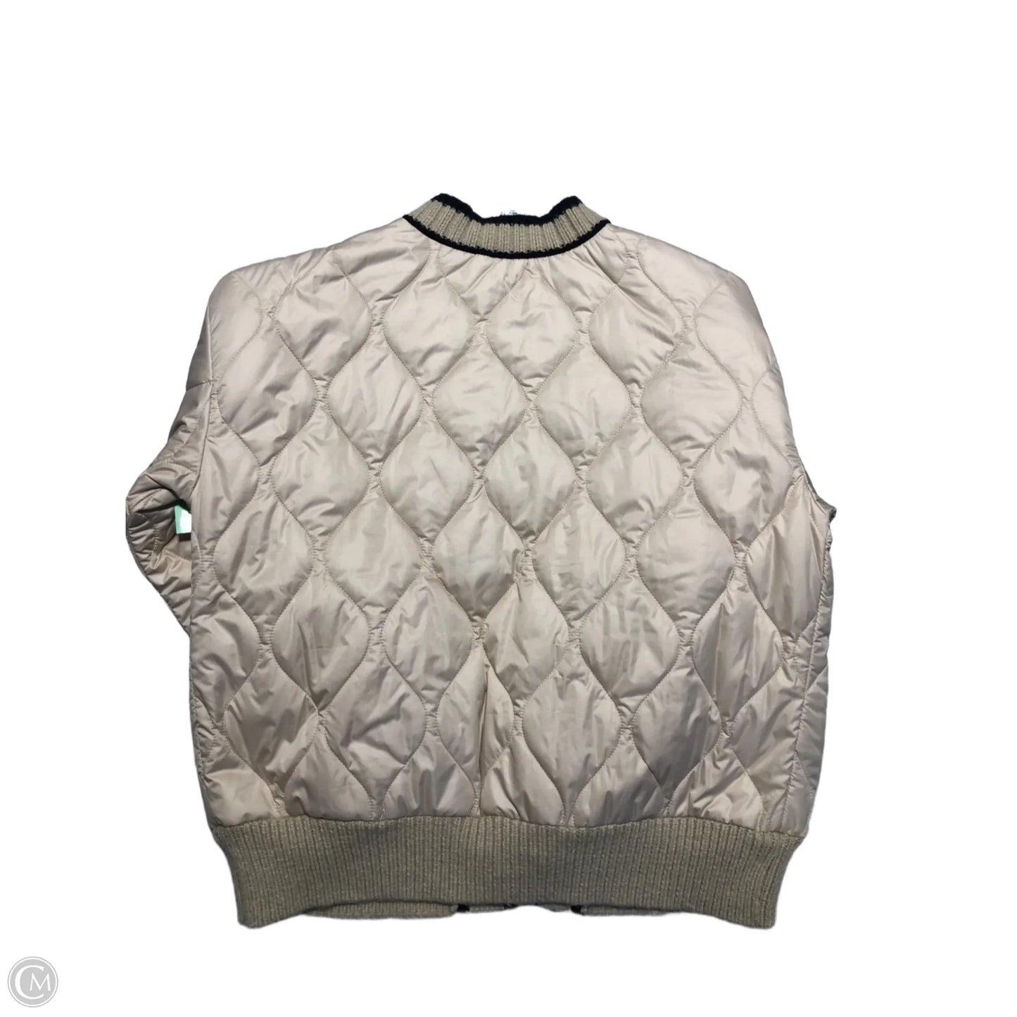 Jacket Puffer & Quilted By Tribal In Cream, Size: S